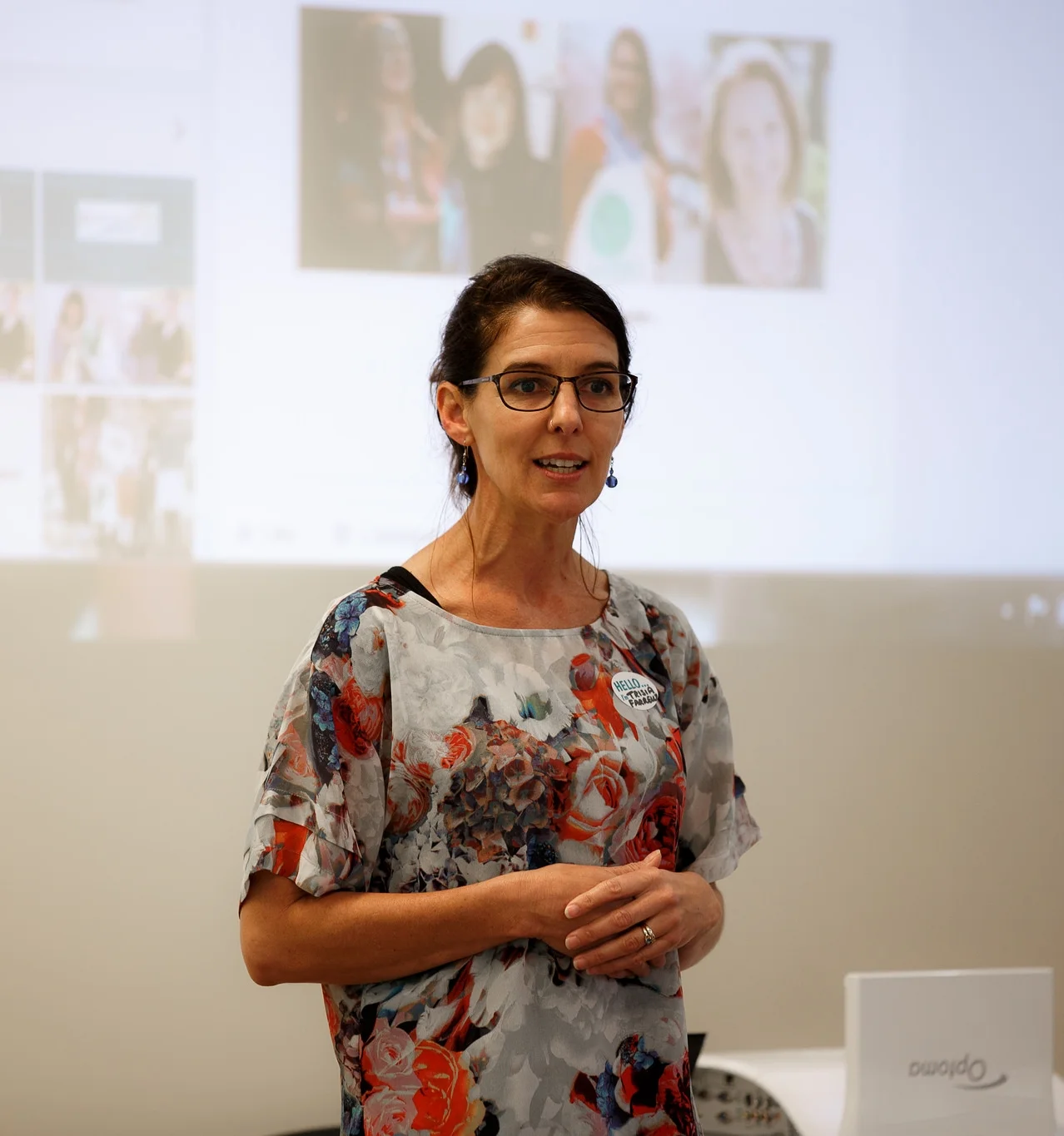 Dr Trisia Farrelly at the Single Use Plastics Forum at Massey University in December 2015. Photographer: Sy Taffel.