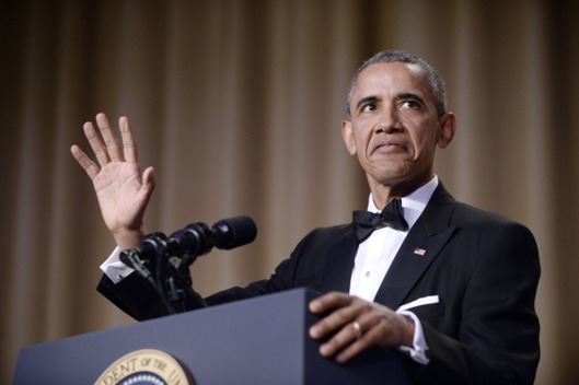 "Obama Out"- Oliver Douliery/ Getty Images.
