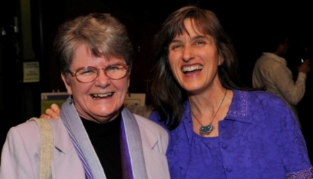Sister Barbara Raymond (left) and Bridget Cooke, Co-Founders of Adelante Mujeres