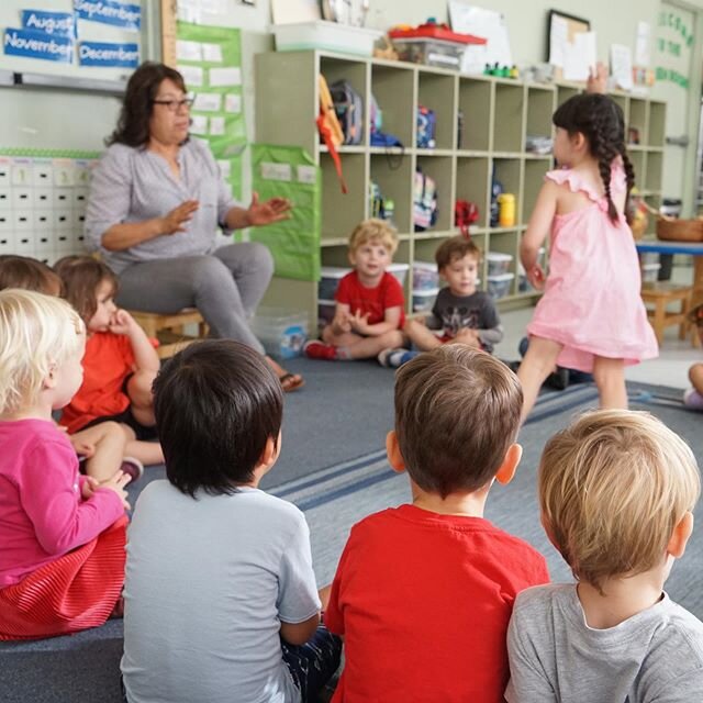 Circle time with lead teacher Aracely.