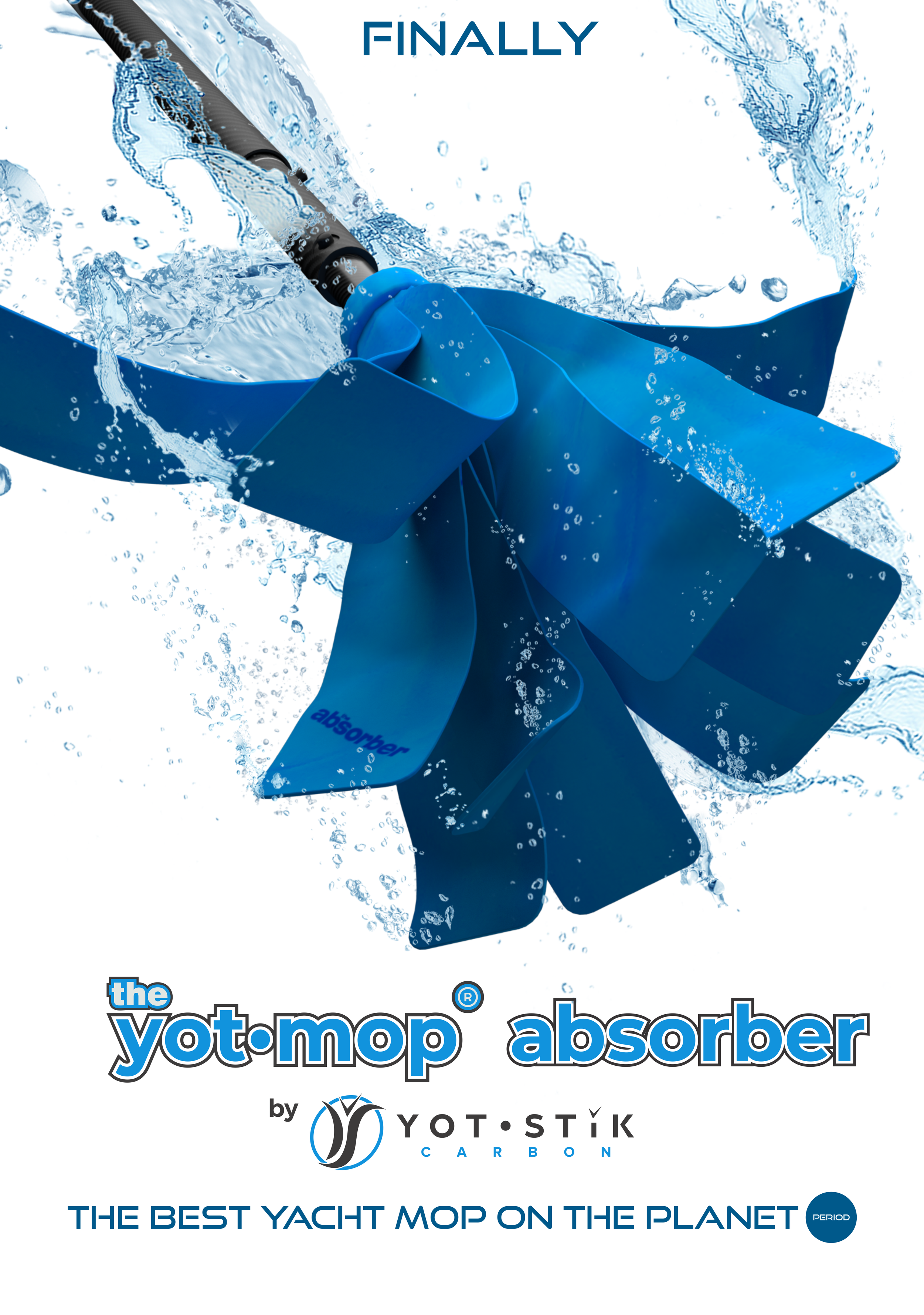 The Yot•Mop ®️   With absorber chamois (Shammy) material