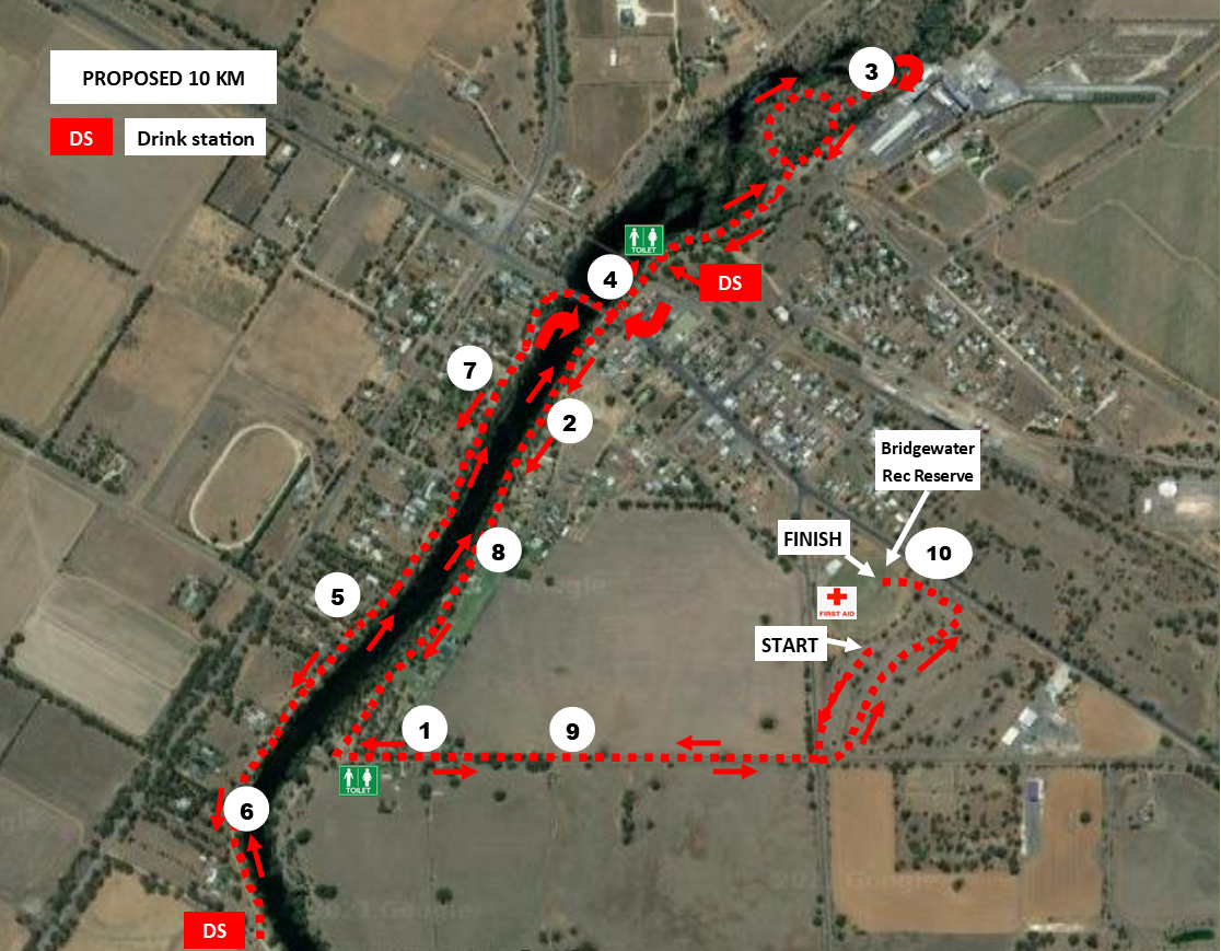 Proposed 10km trail (Copy) (Copy)