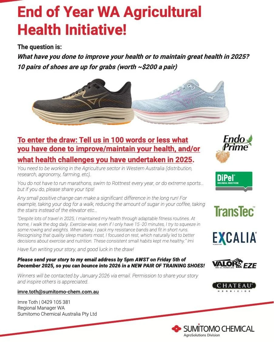 The Sumitomo WA Health Initiative is back! (This one is just for those in the West)

We want to hear your inspiring health stories from 2025 💪 - Sumitomo loved the busted old shoes you guys sent in, now they want to give away even more brand new sho