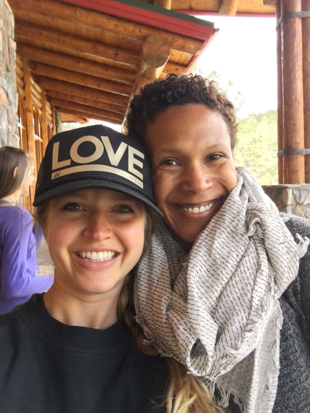 My friend Amia, the one who "prayed me in"