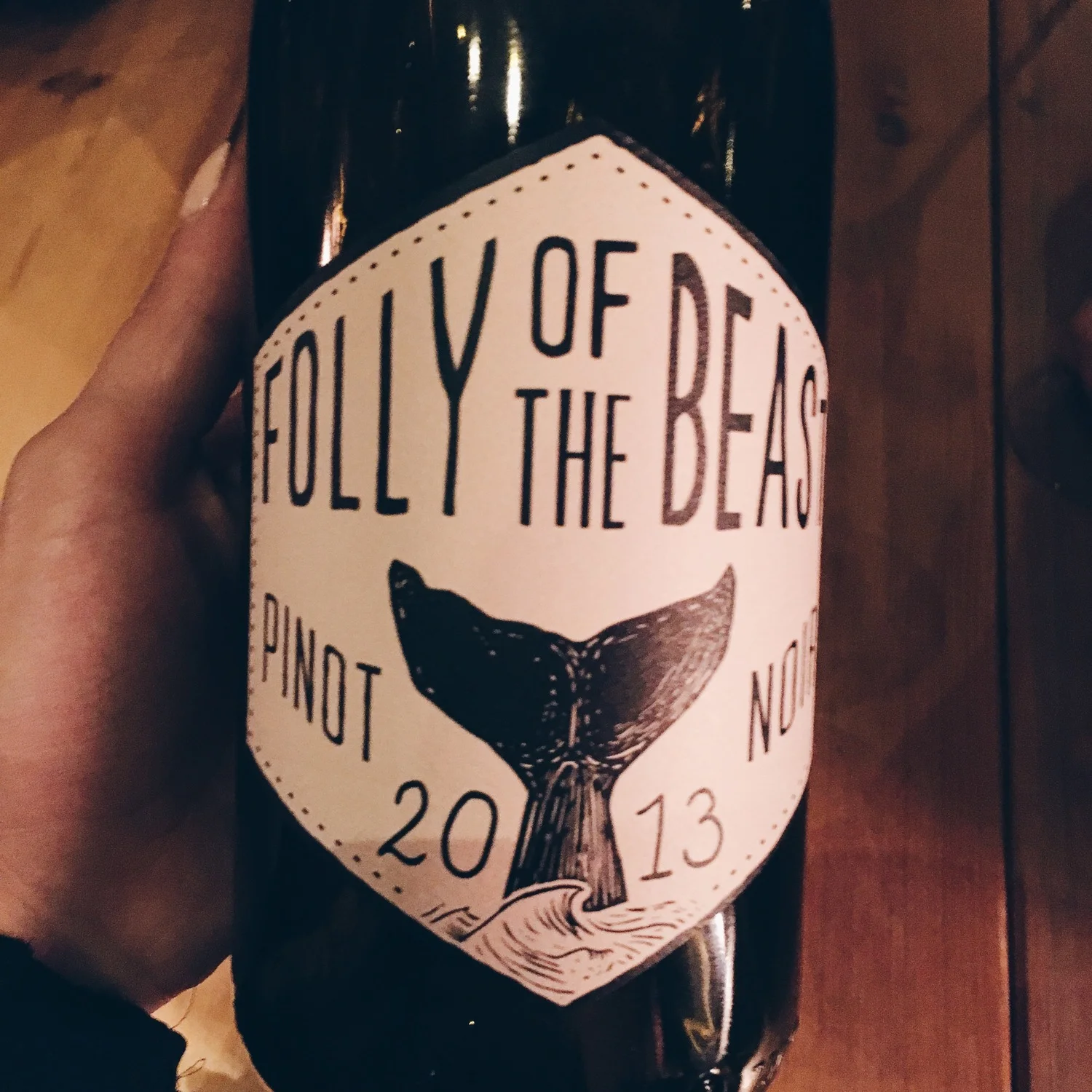 New love for this Pinot Noir from the central coast of CA, Folly of the Beast. Pinot Noir is my favorite red. 