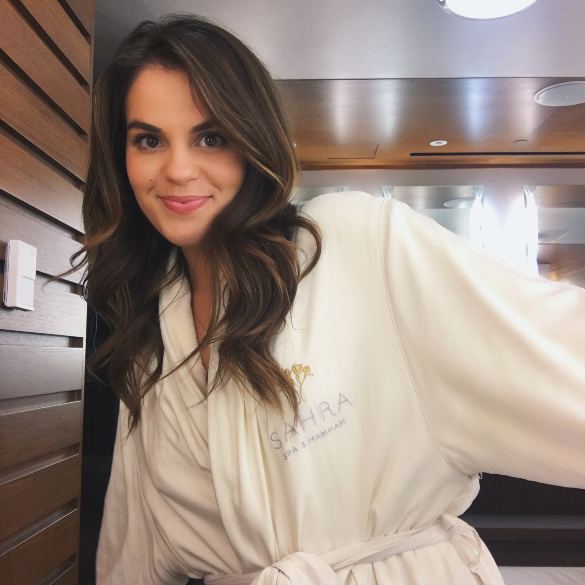 After treatment glow. Sahra Spa & Hamman, Cosmopolitan 
