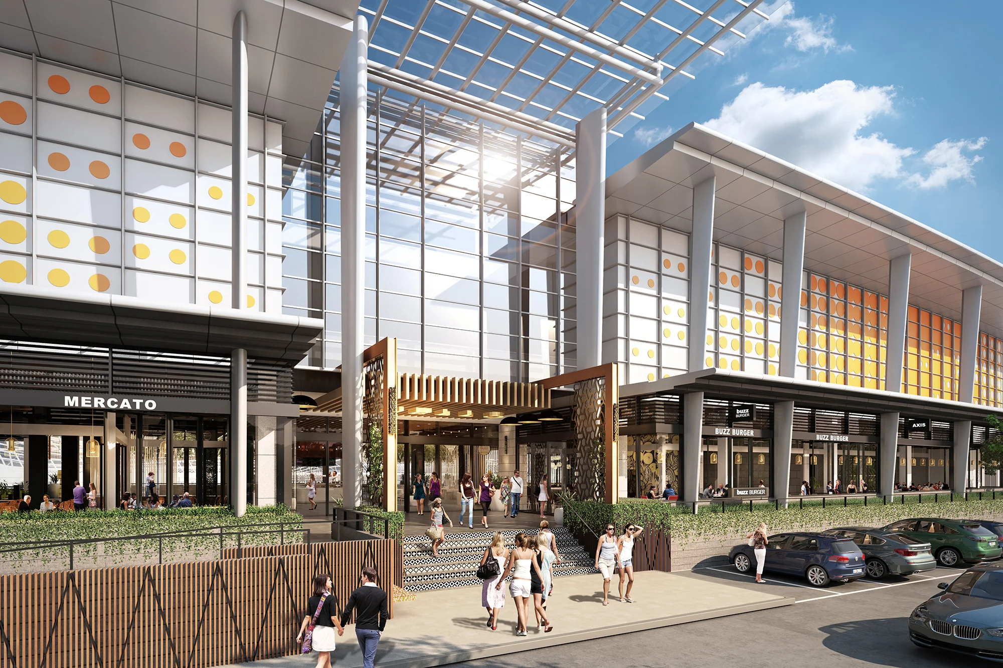 Chadstone - Stage 40 - Mezzanine 03 Carpark Entry Daylight MR LOOKS.jpg