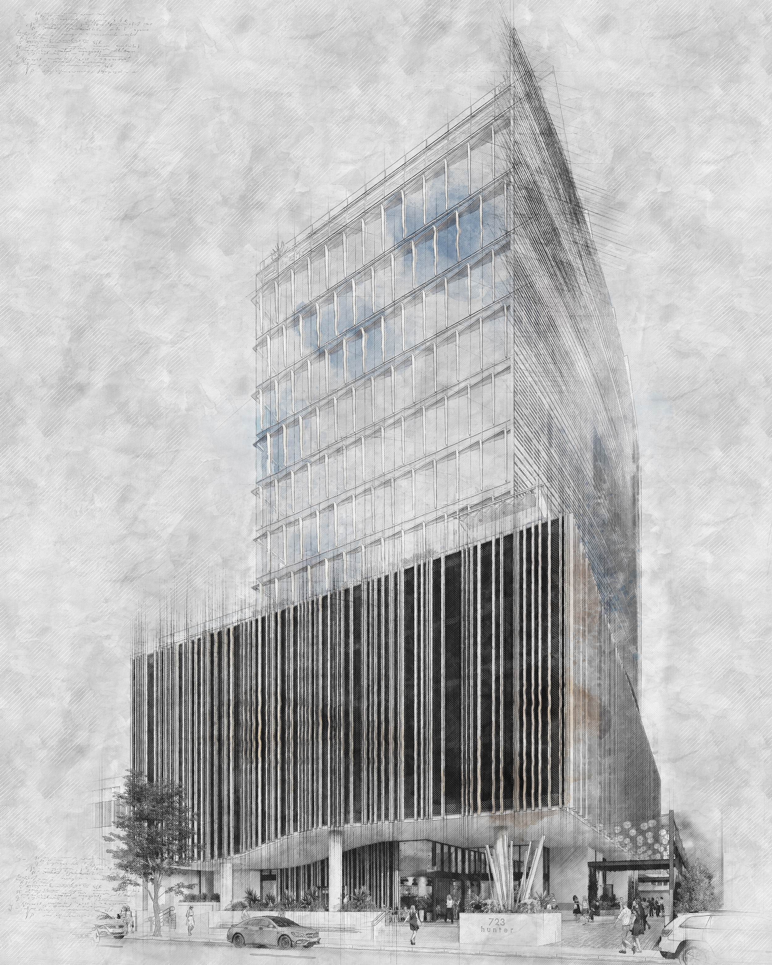 Birdwood Business Center - Hunter St View MR SKETCH.jpg