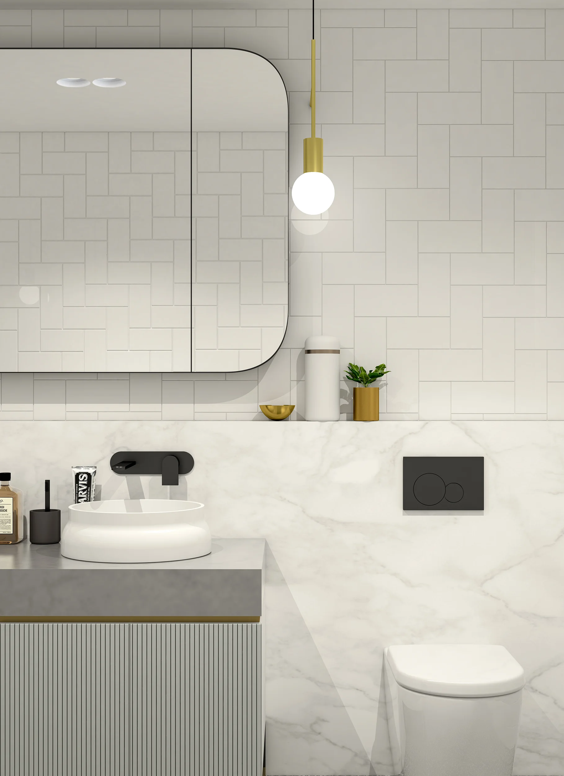Well St - Apartment 1 - Bathroom Detail 2 - Light Scheme MR.jpg