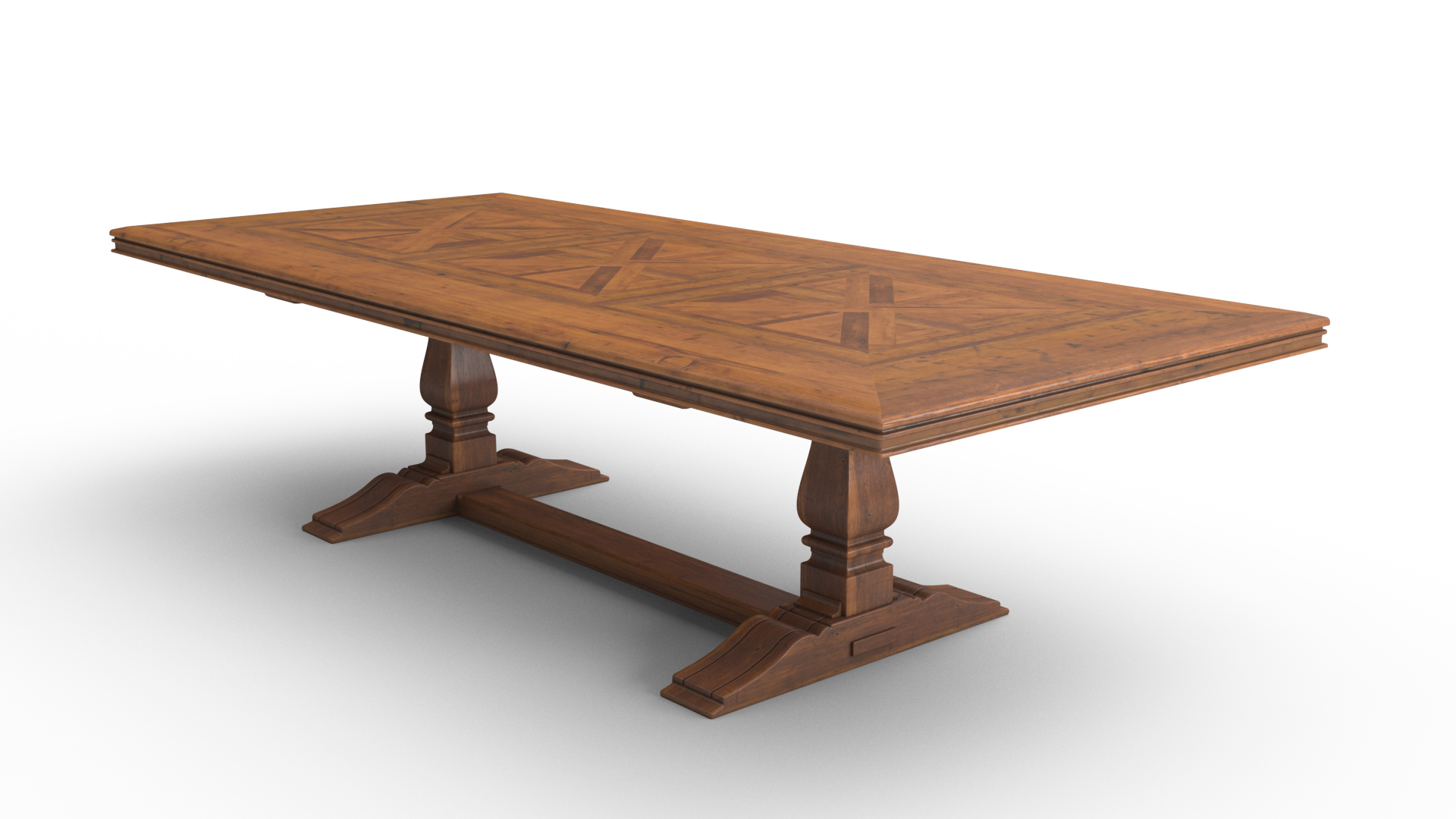 Coco Republic - Chevron Chateau Dining Table CUSTOM.jpg