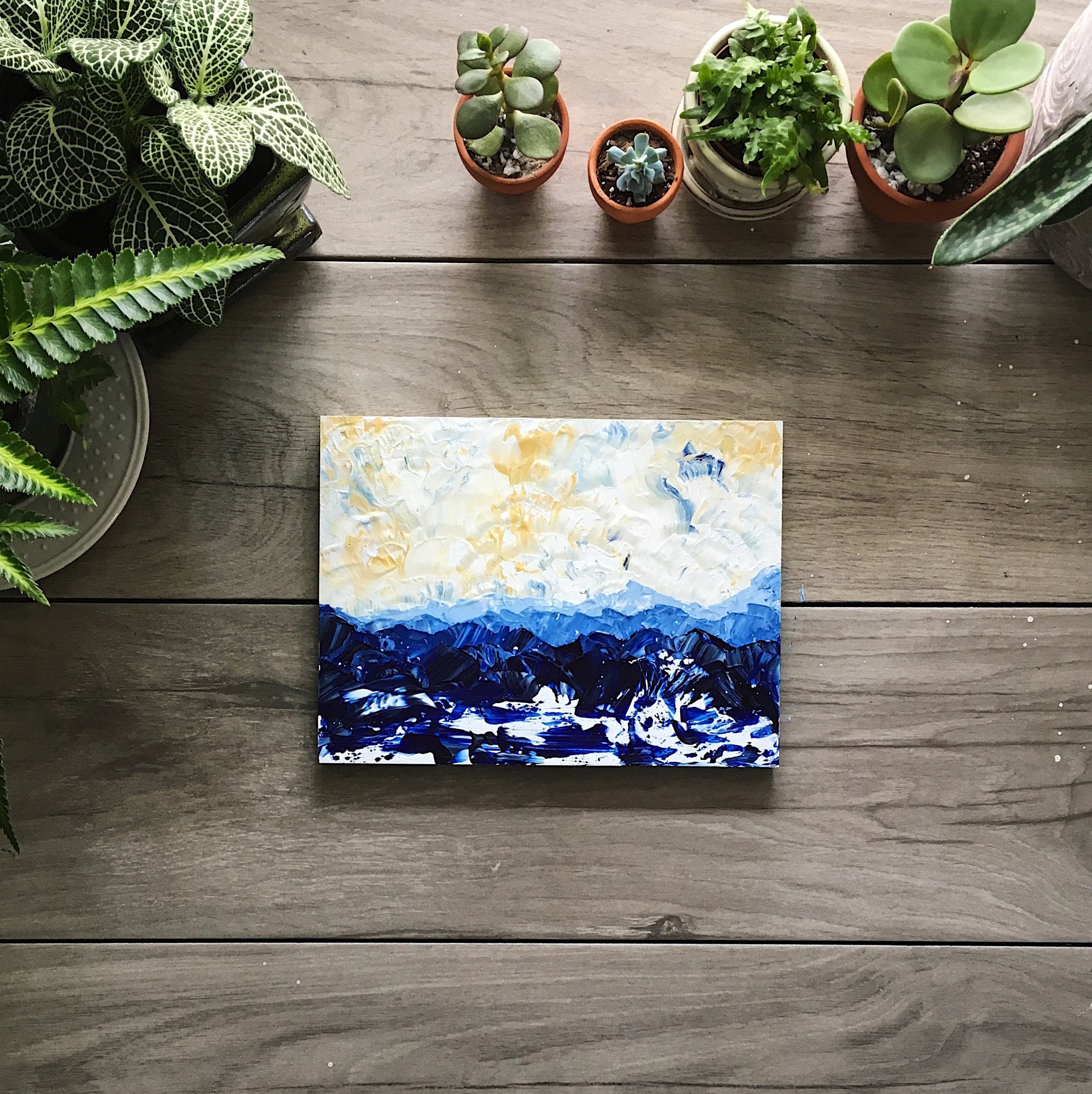 Fading into the Blue