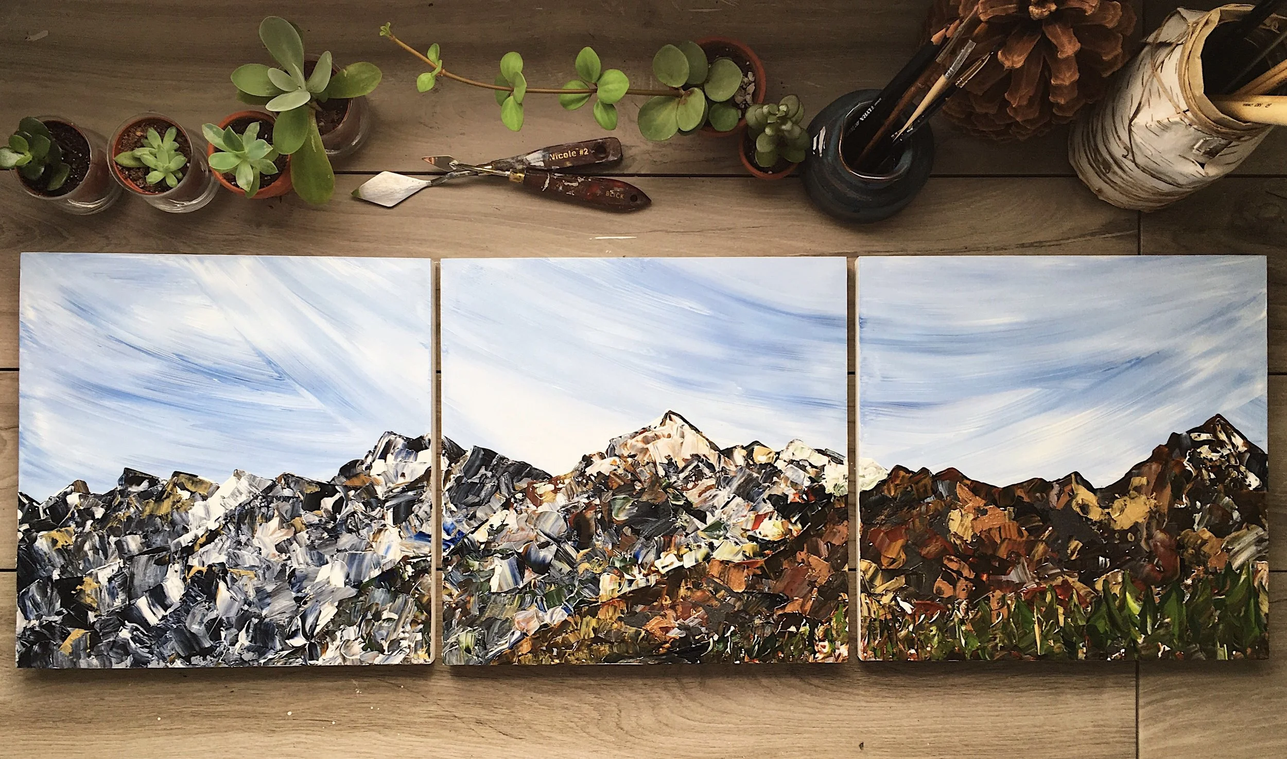 Wind Swept Summer Peaks