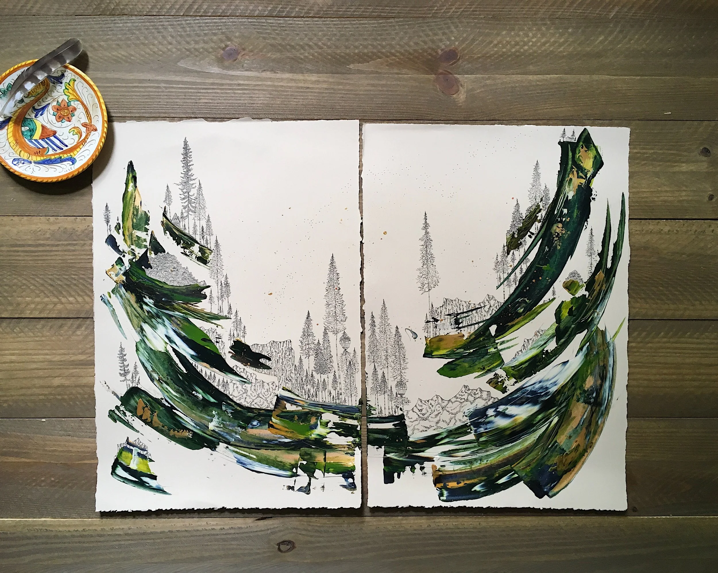 Large Daydreams, Set of Two