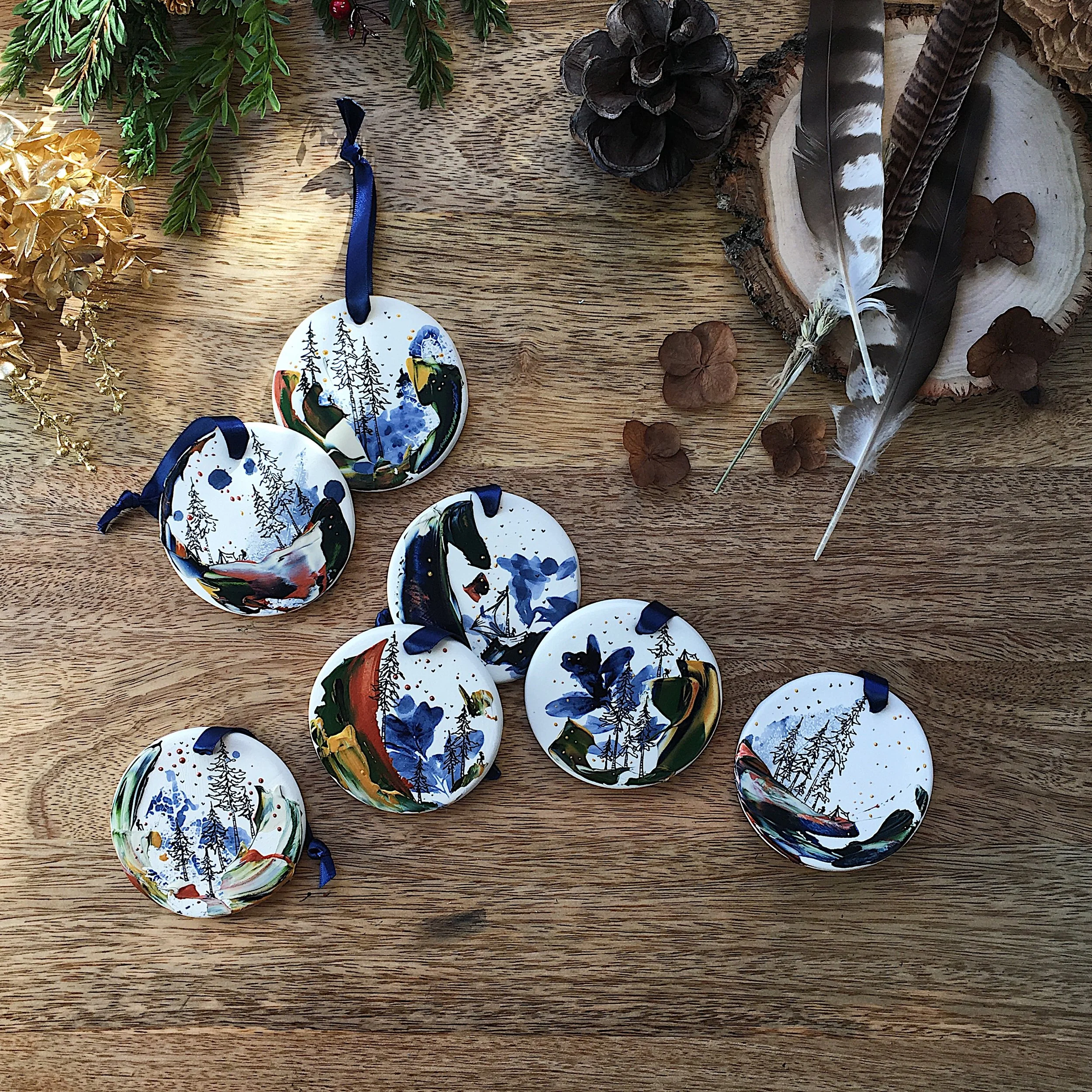 Blue Botanical Daydream