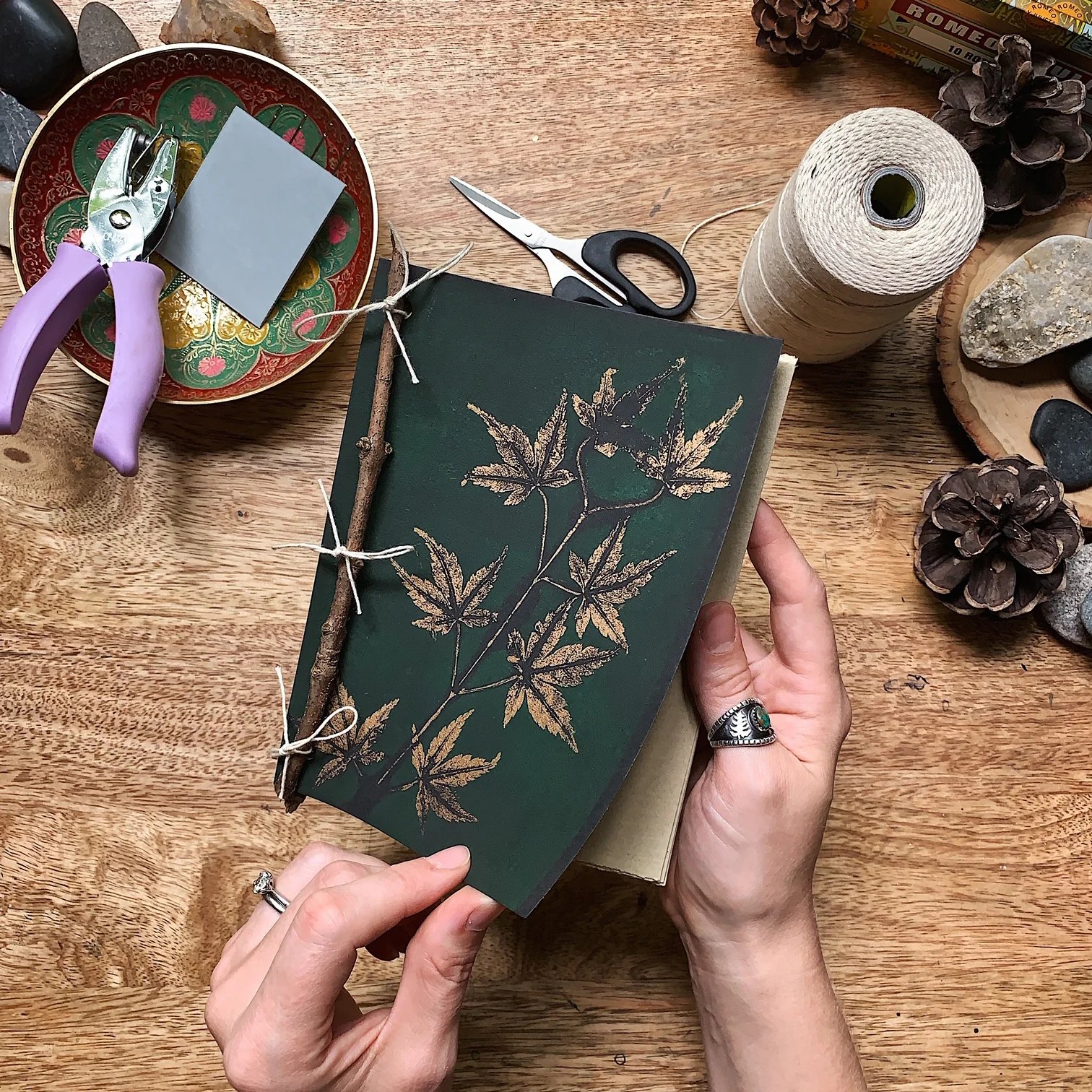 Bookbinding with Kids: Creating Notebooks with Sticks