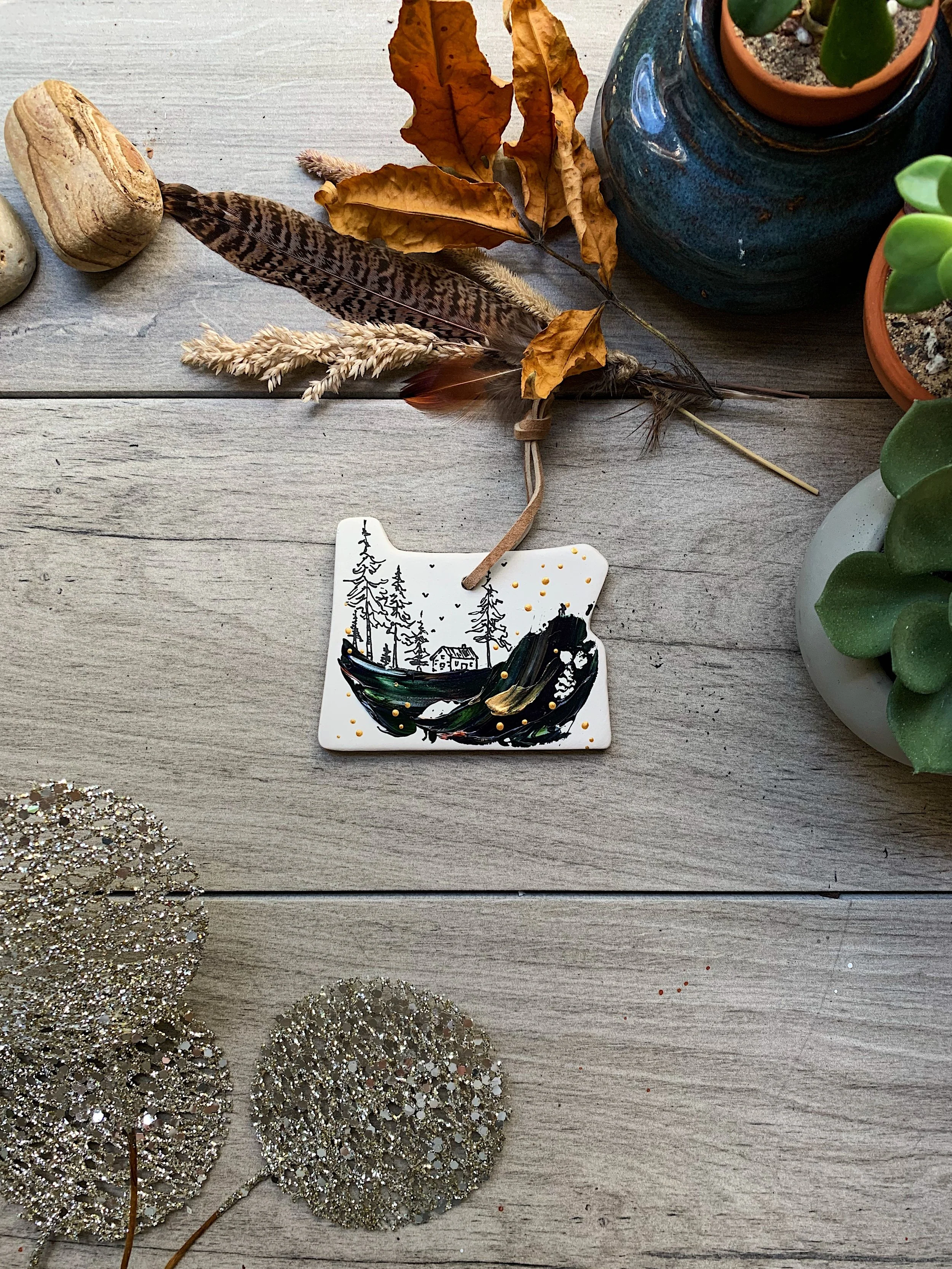 Oregon State Ornament #1