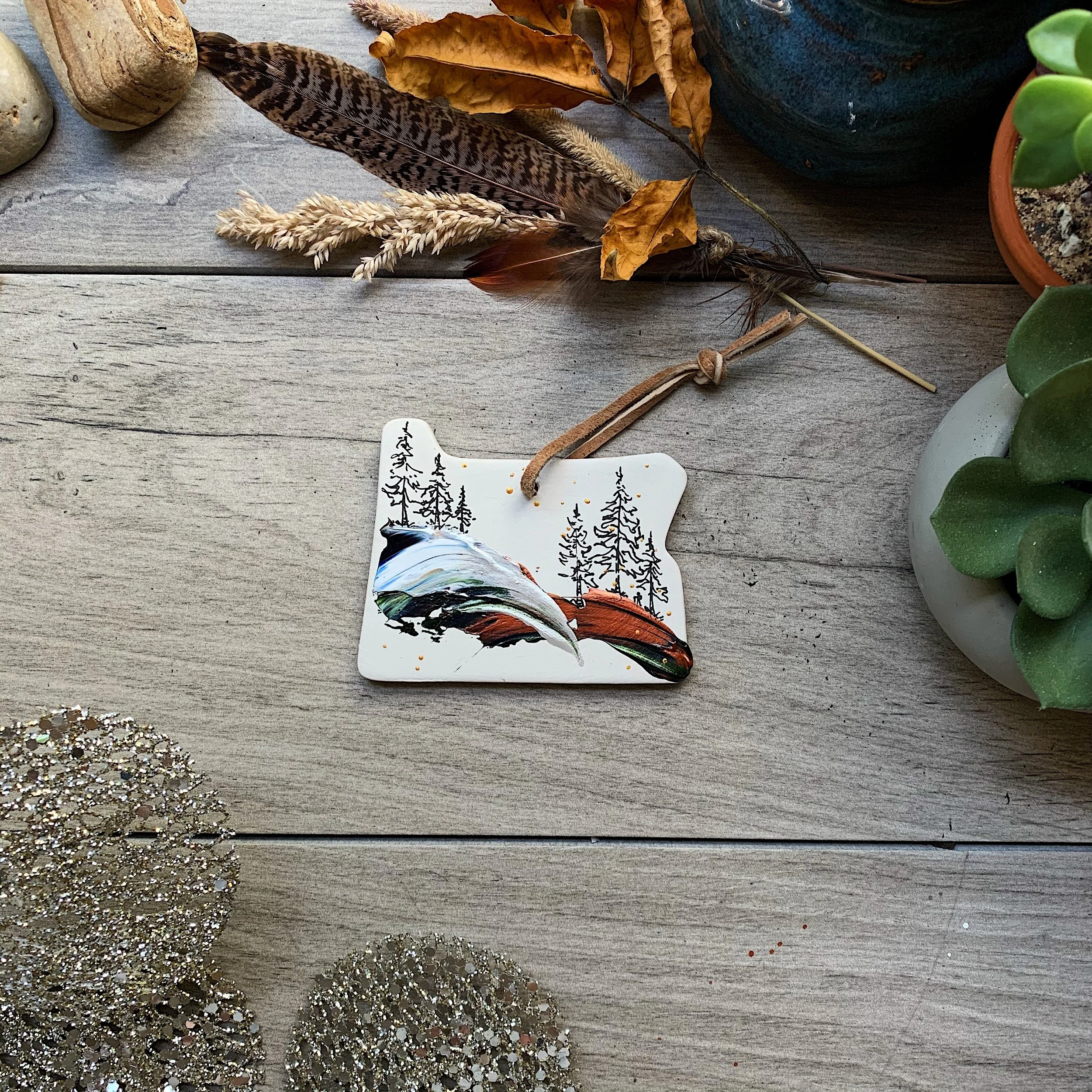 Oregon State Ornament #3