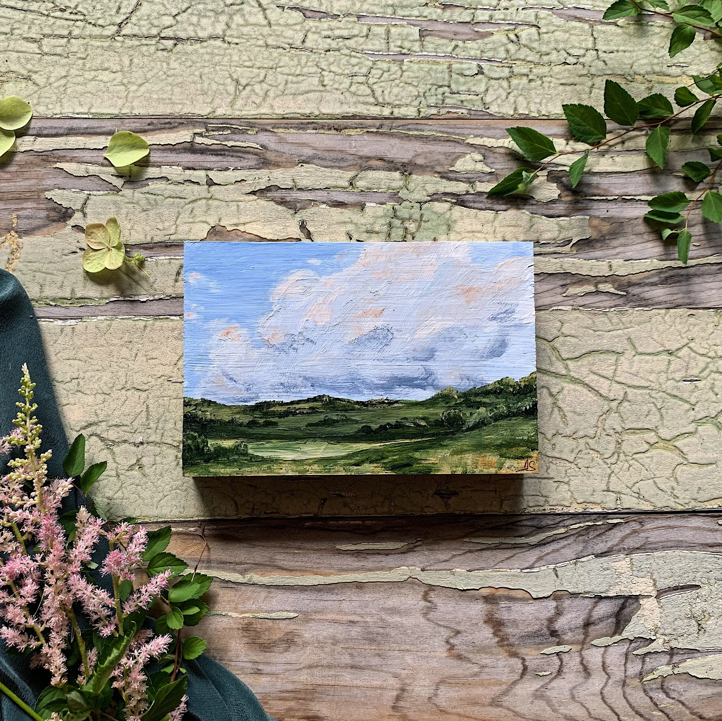  The Beatings of My Heart, 4"x6", $130
