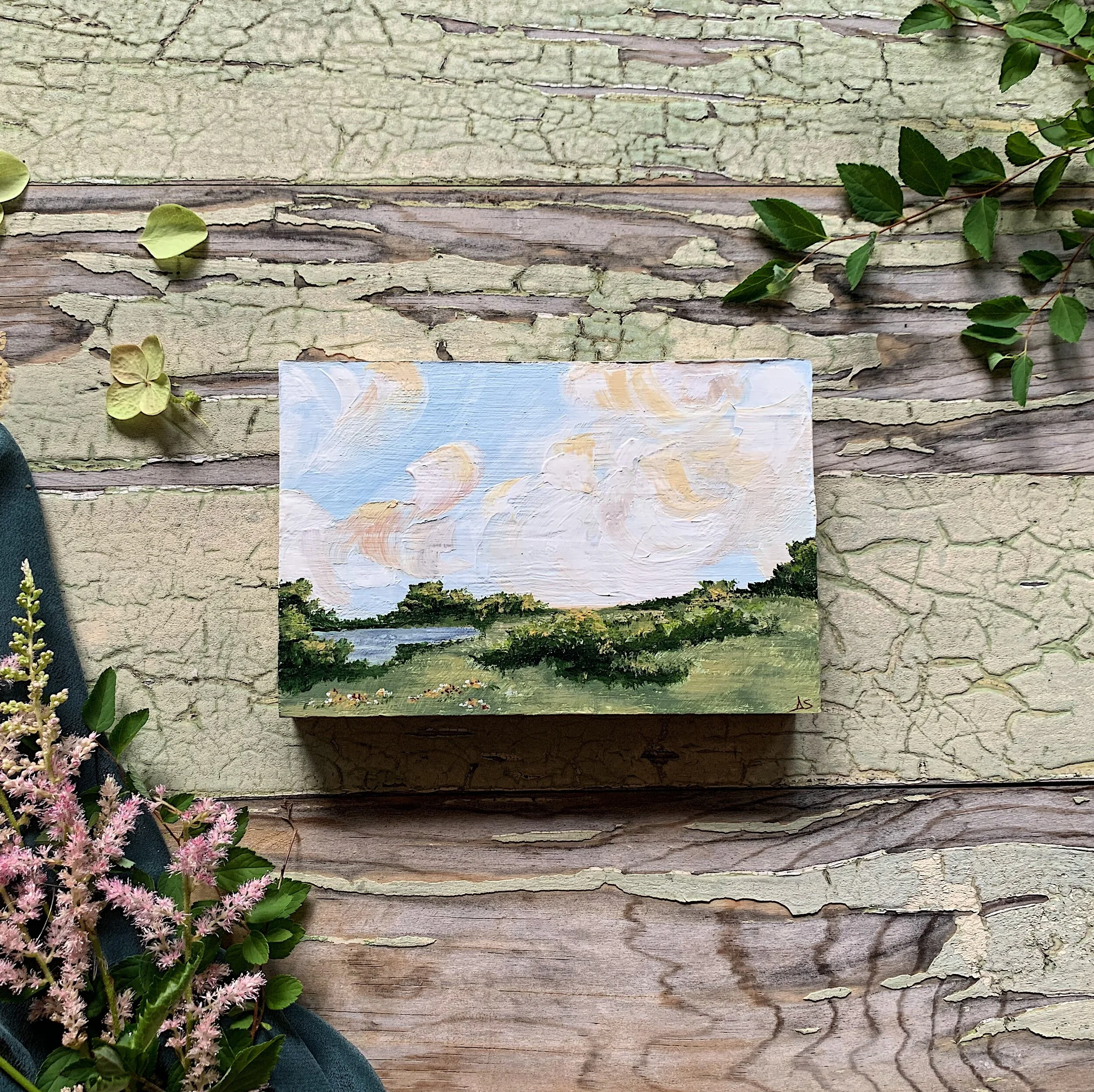 A Rustic Woodland Air, 4"x6", $130