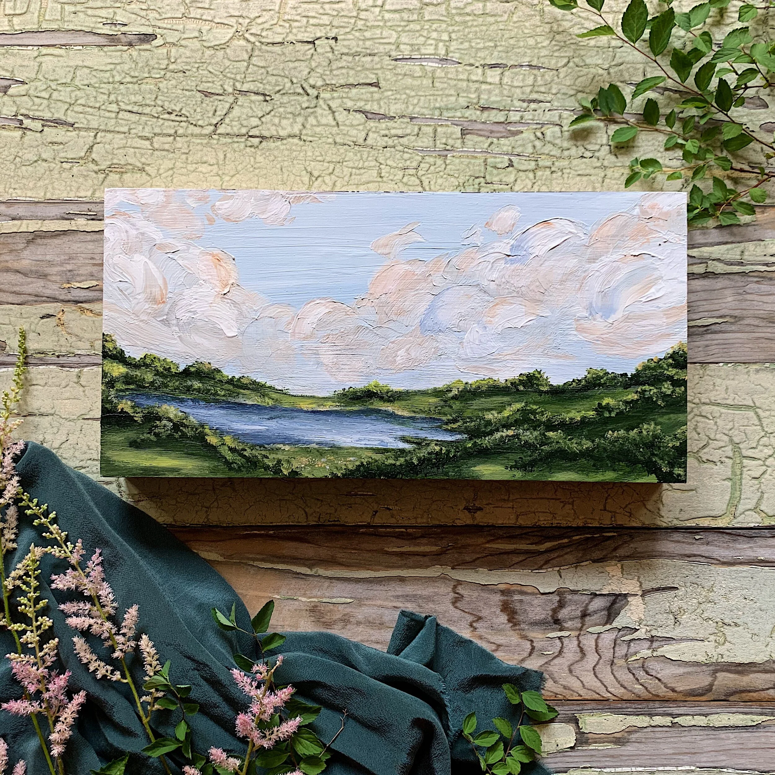 The Gentle Valley, 6"x12", $205