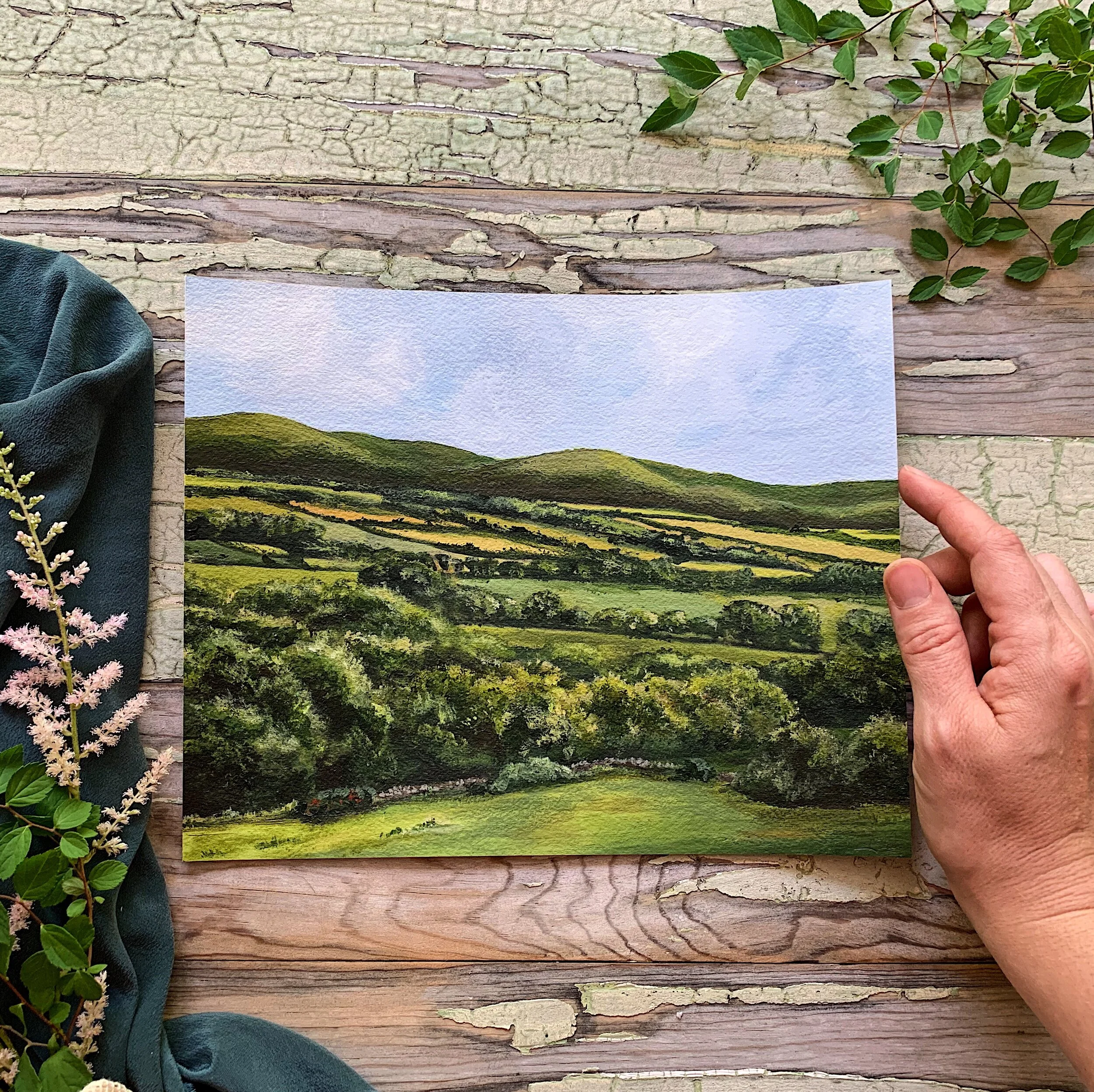 Every Shade of Green, 8"x10", $245