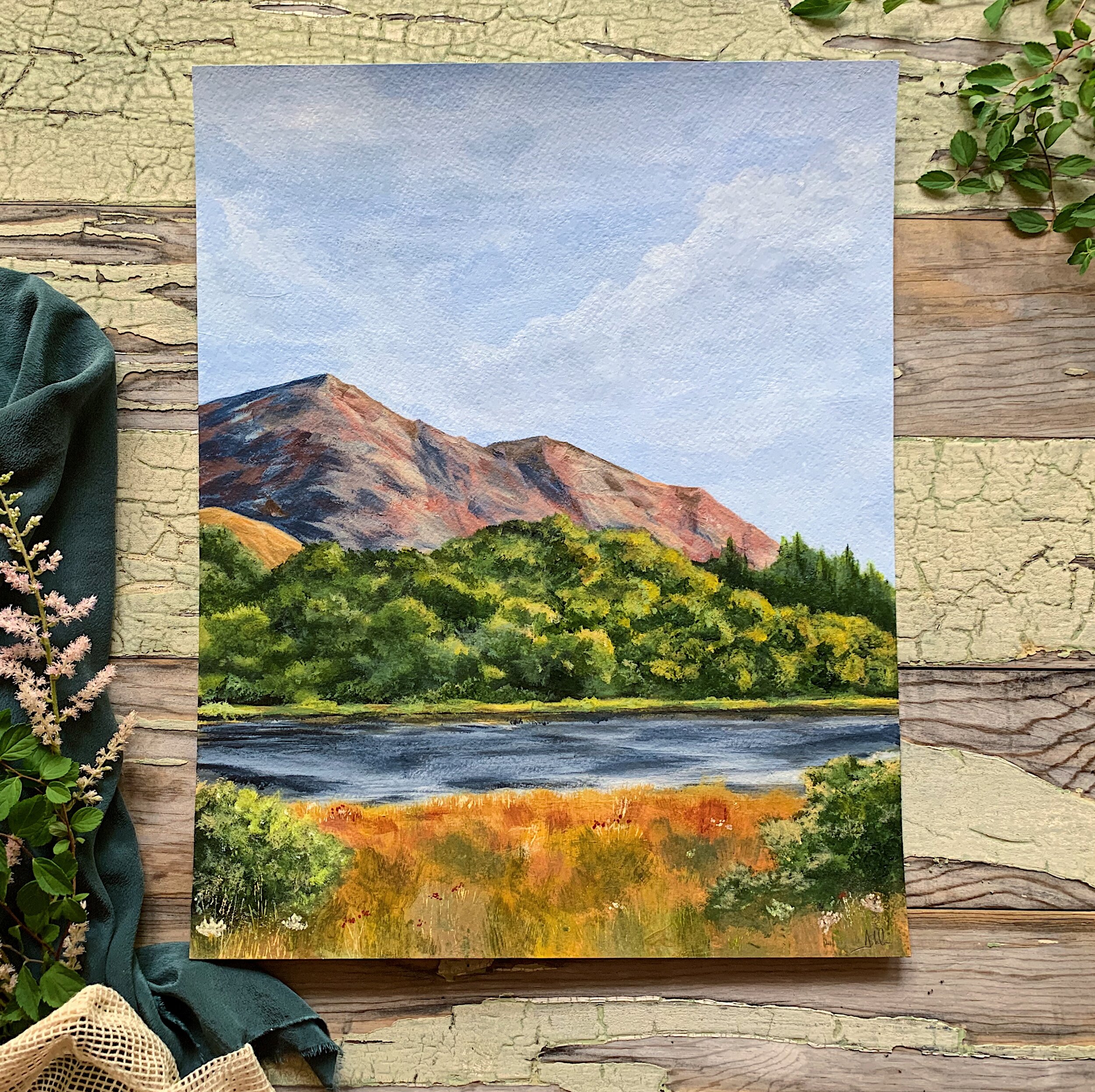 The Dusty Morning Peaks