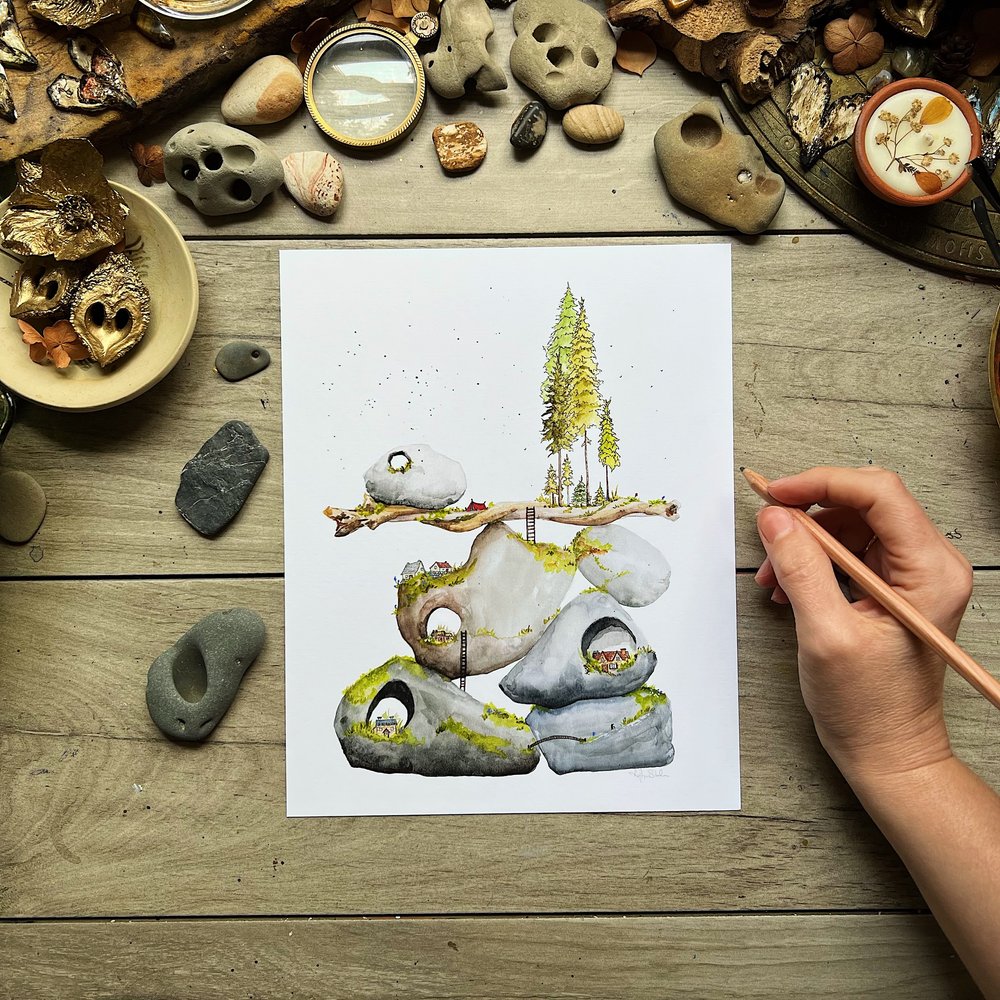 Adventures in Imagination Art Print by dickie_designs