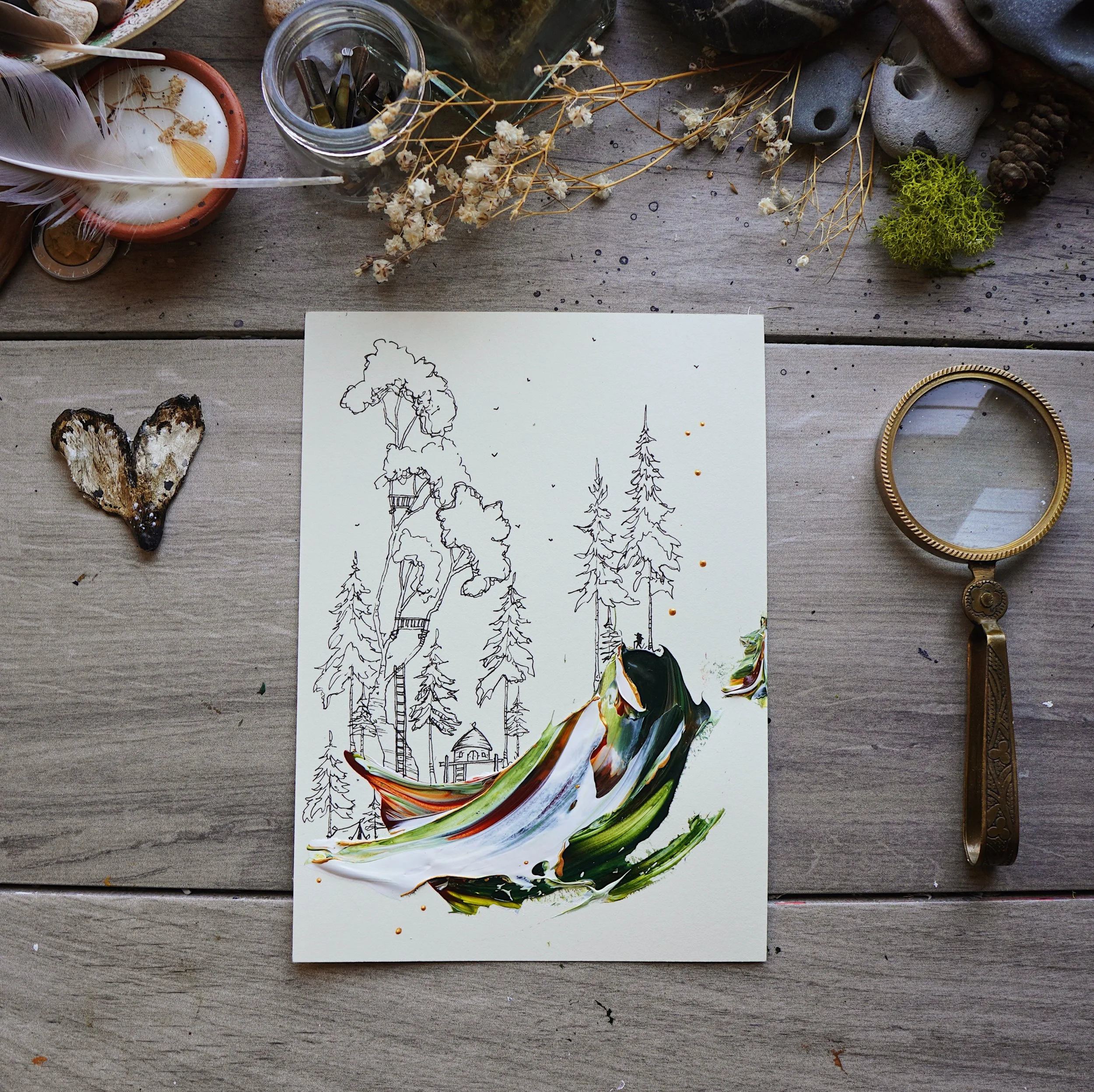 Tree Study Daydream - No. 6