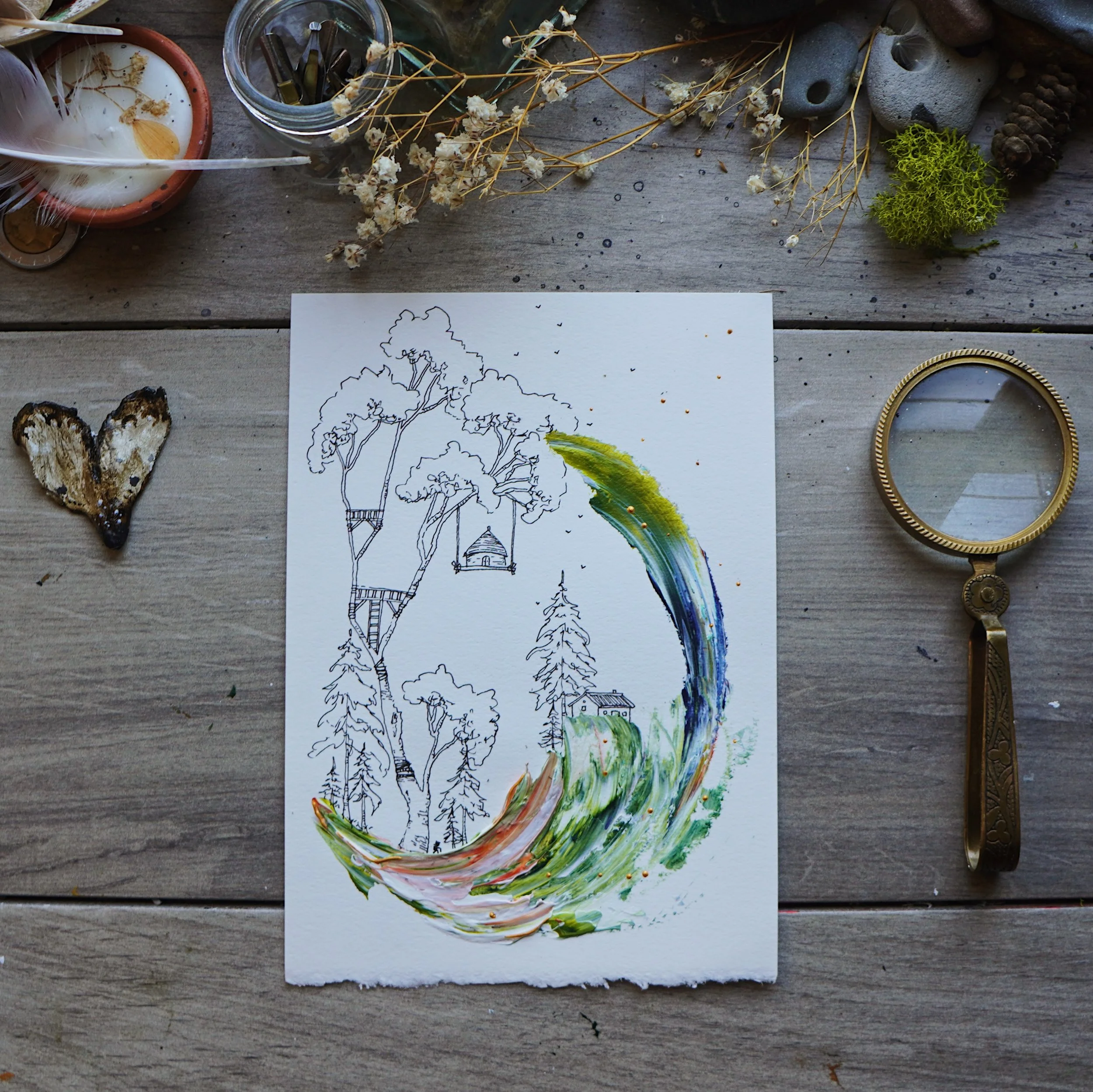 Tree Study Daydream - No. 5