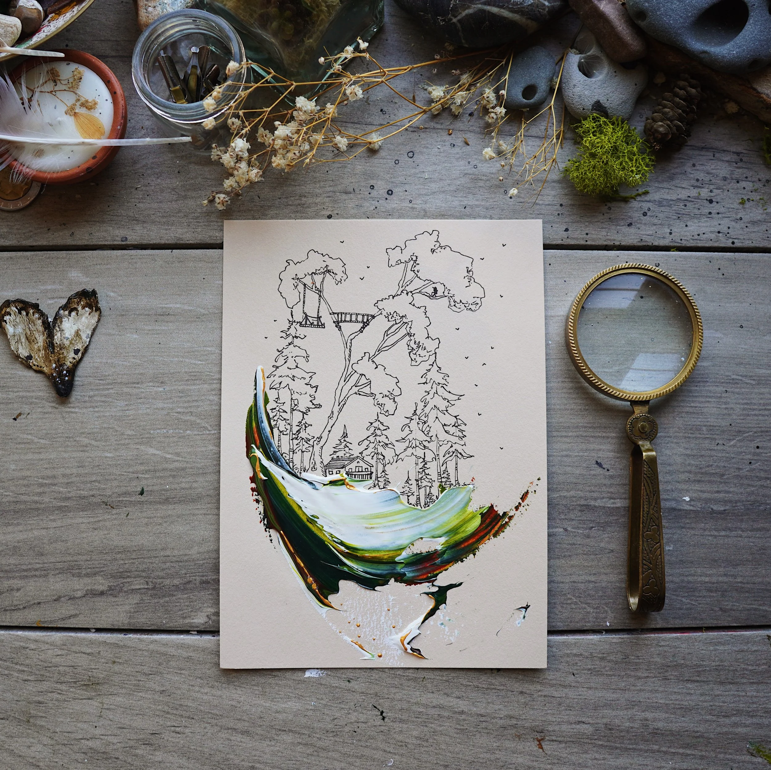 Tree Study Daydream - No. 1