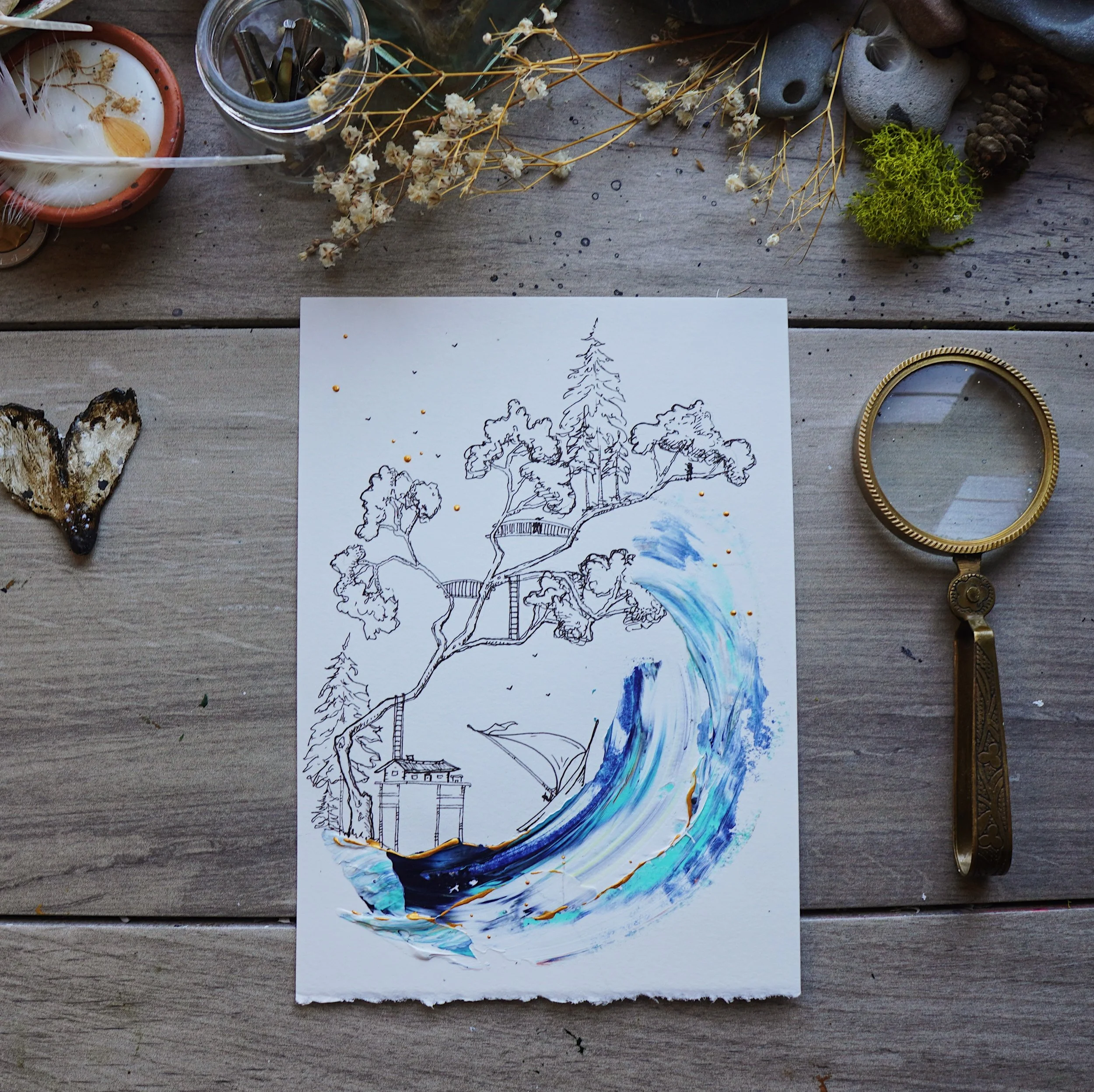 Tree Study Daydream - No. 8