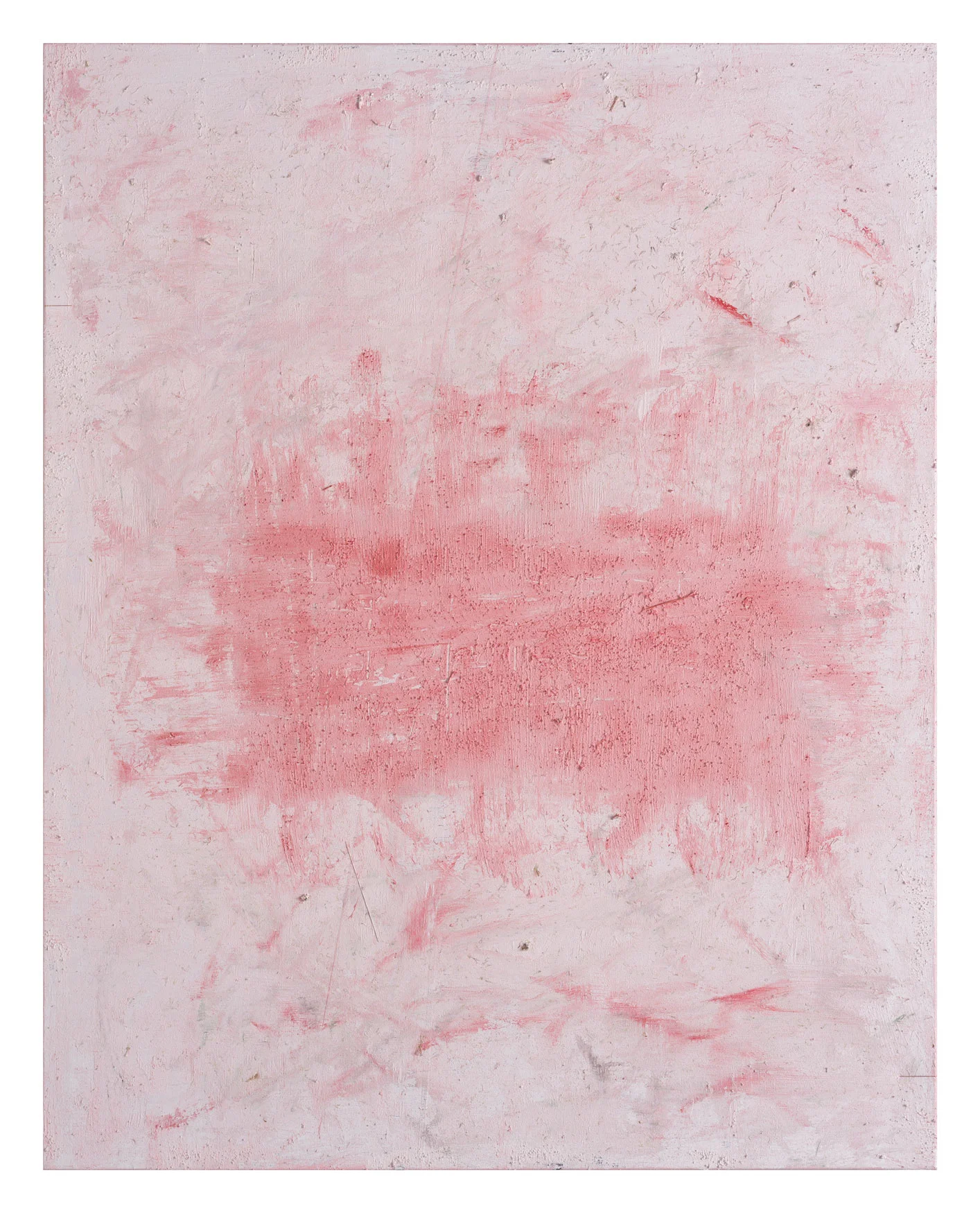 Threnody Acrylic, flower, broomstick, copper & rayon on canvas 60" x 48" (Private Collection)