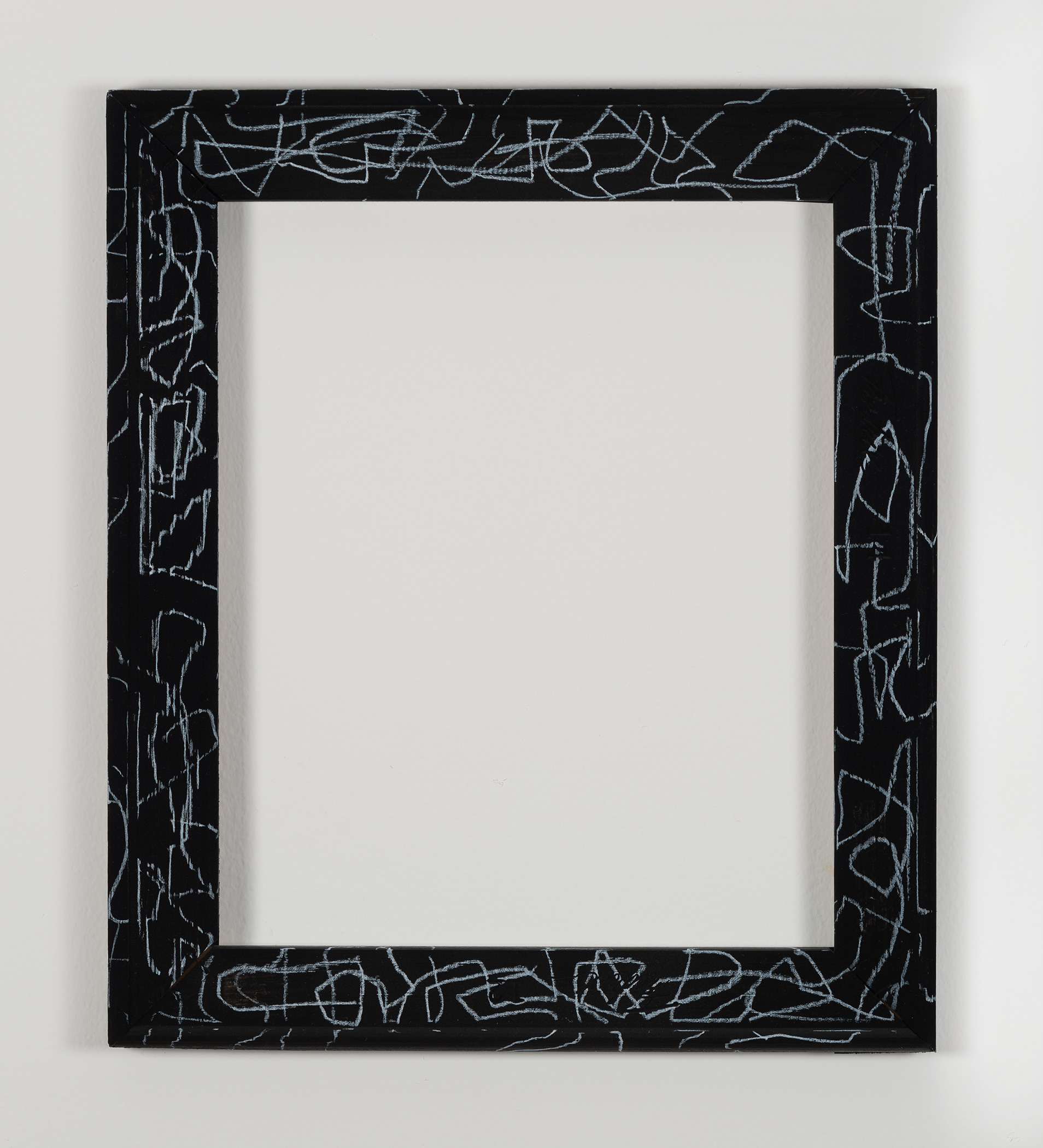 Contiguity (Beyond) Acrylic & charcoal on stretcher bars 12" x 9"
