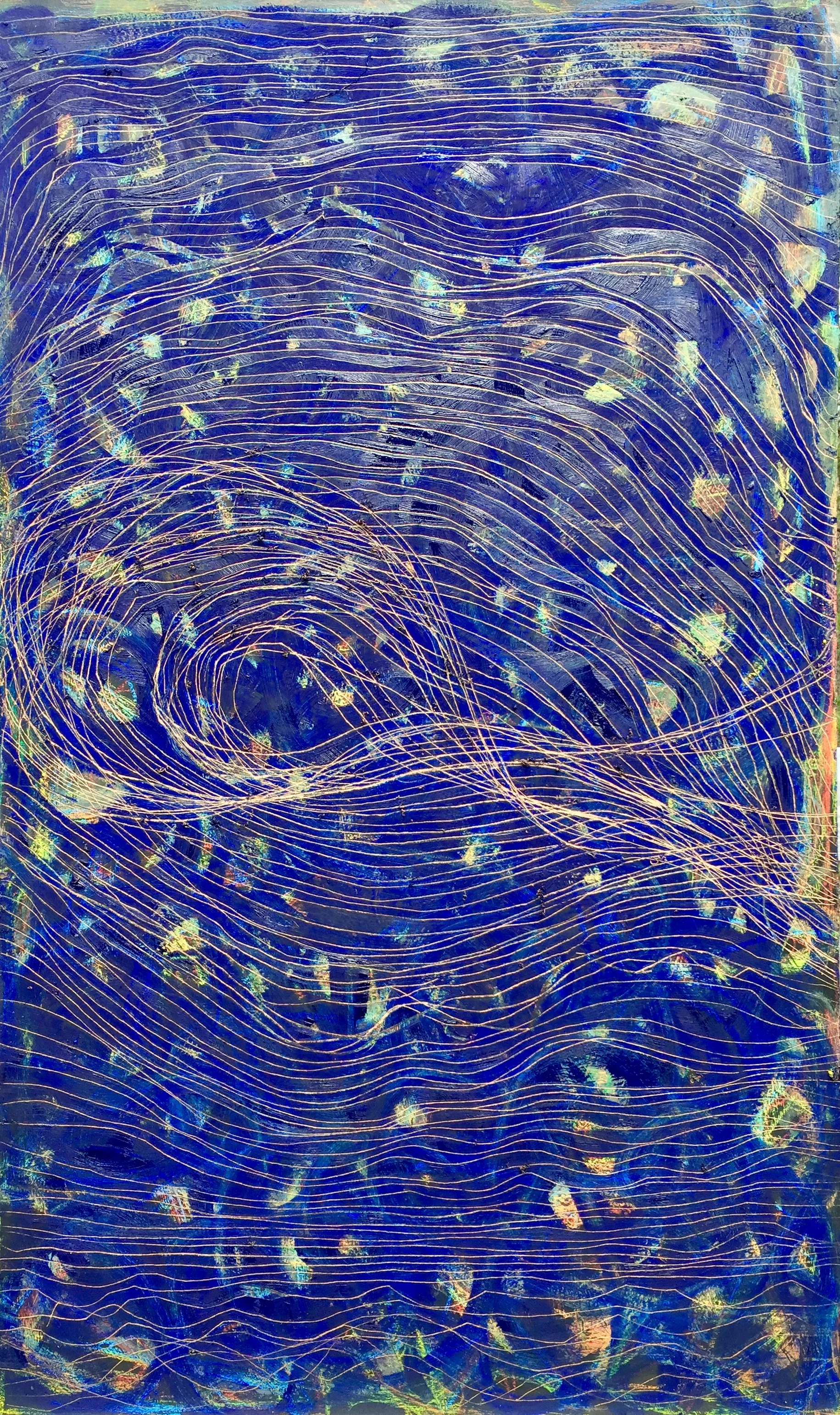 Prevail Oil, acrylic & pastel on hardboard 40" x 24" (Sold)