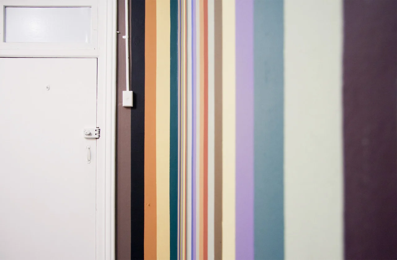 Mistints #1 (Sydney) , 2014 Installed at Archive Space Mistint paint applied directly to wall, dimensions variable