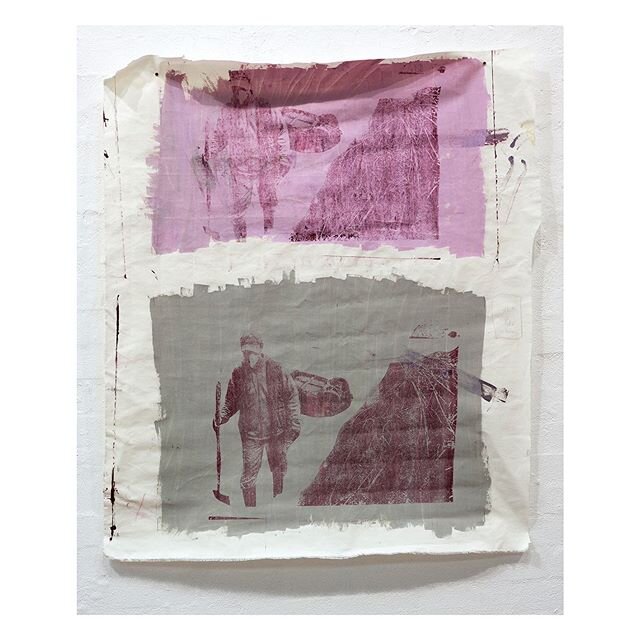 Honours 2010. This was my attempt a doubling an image. The bottom grey was first, I love how the image fades as the screen clogs. #screenprinting #screenprinting #printing #art #paint #contemporaryart #double #doubleimage #artwork #banners #flags #di