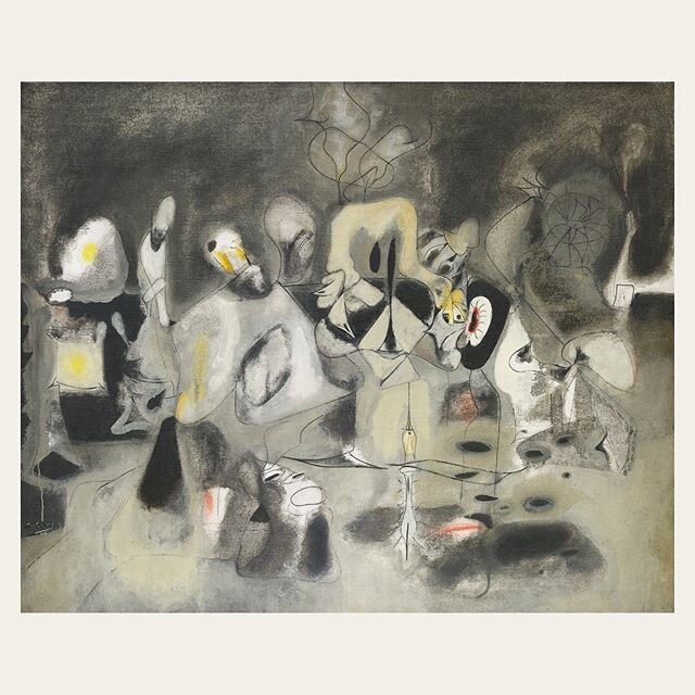Diary of a Seducer - Arshile Gorky - 1945- Oil on canvas - 126.7 x 157.5 cm #arshilegorky #abstractexpressionism #art #painting #biomorphic