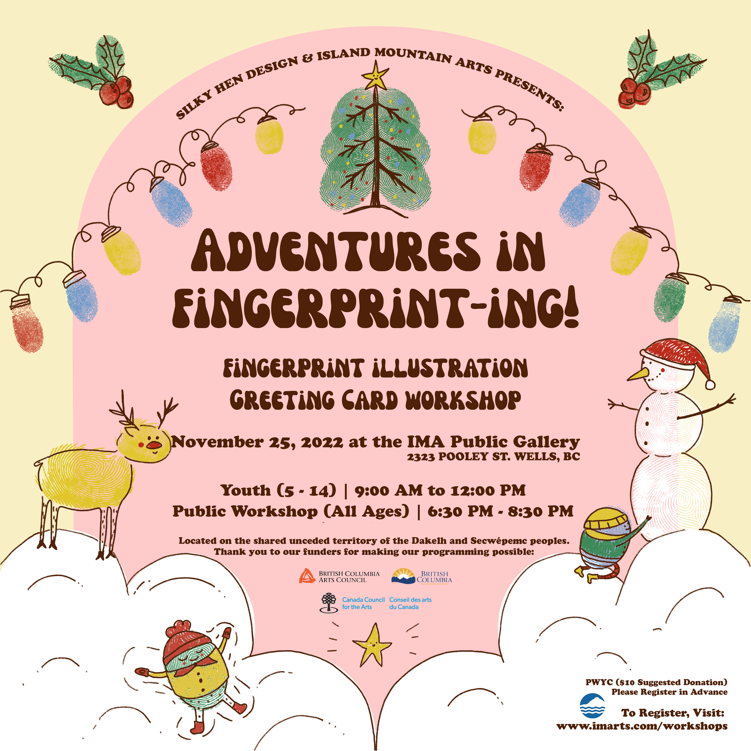 Evening Community Workshop || Adventures in Fingerprint-ing! || 6:30 PM - 8:30 PM