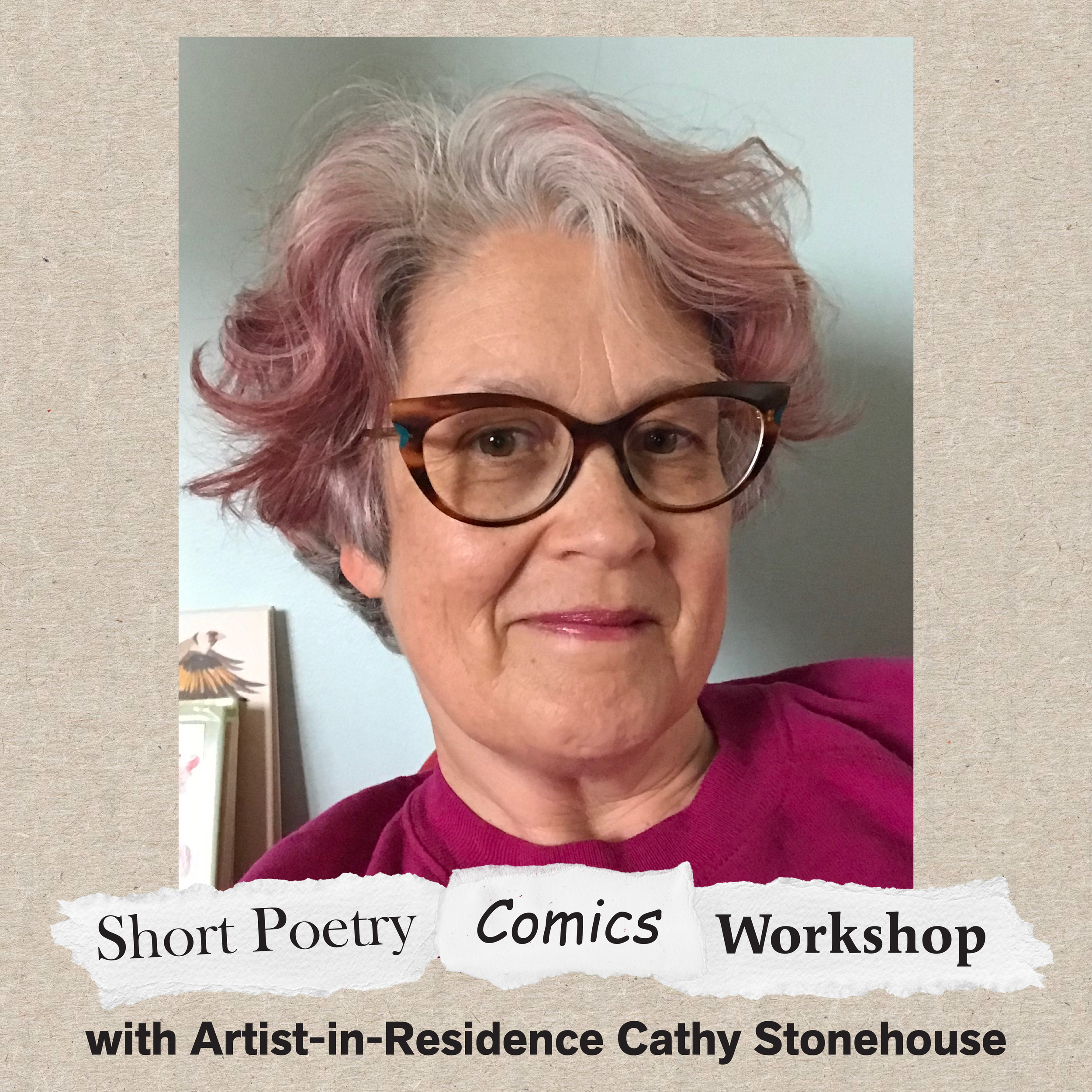 Short Poetry Comics Workshop with Artist-in-Residence Cathy Stonehouse
