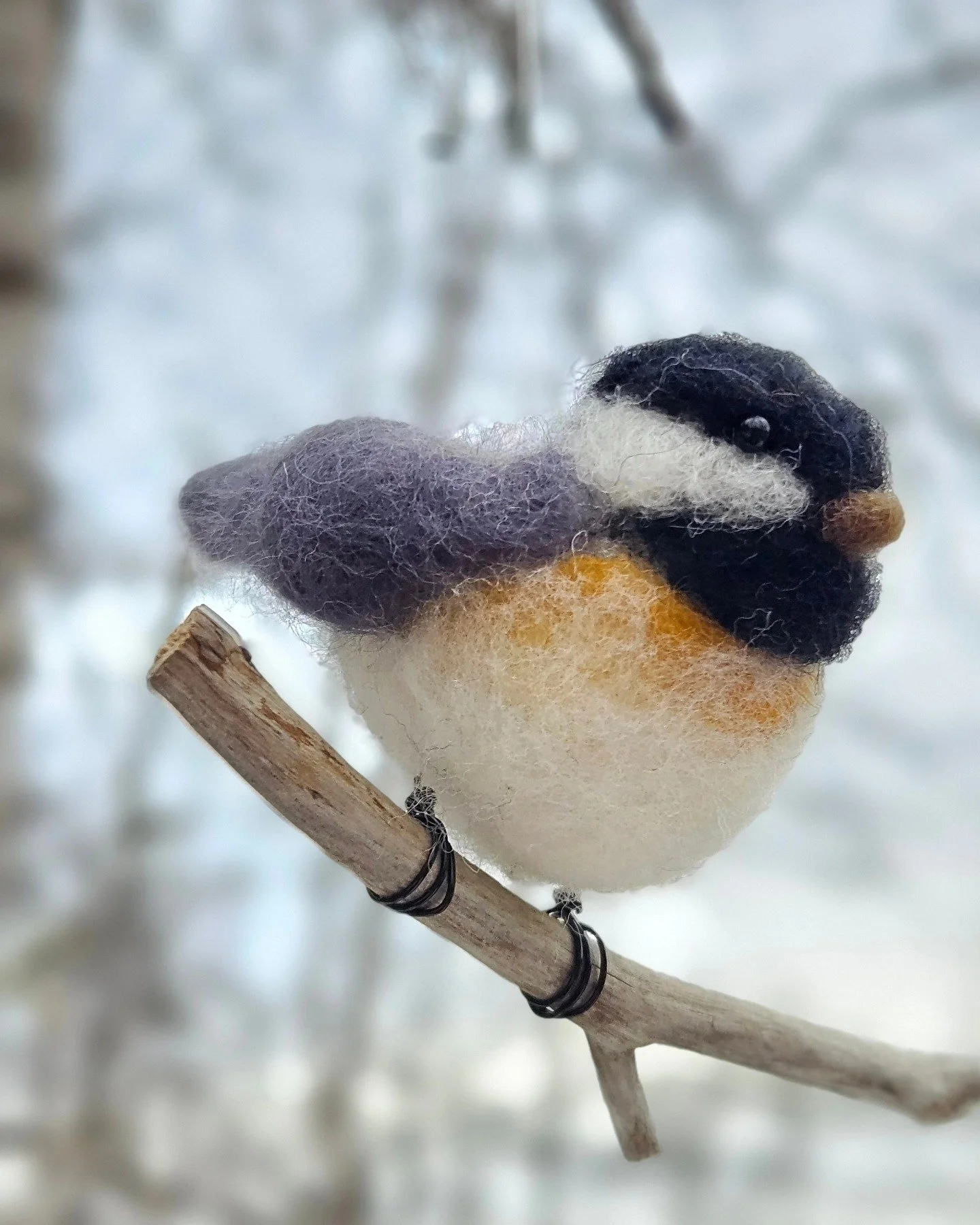 workshop | needlefelt a chickadee with Something Magical