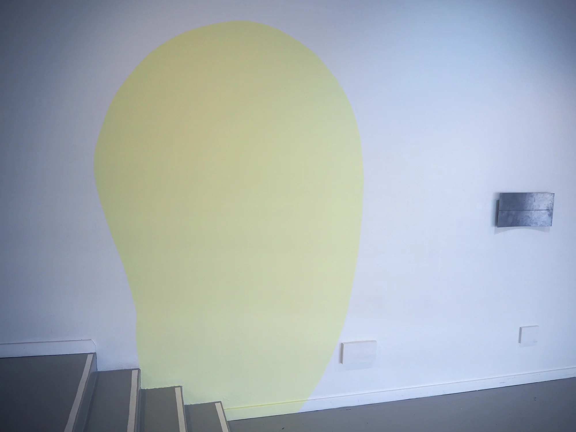 Shaped canvas, Australian artist, contemporary art, Australian artist, Perth artist, painting, futuristic, gradient, exhibition, disabled artist