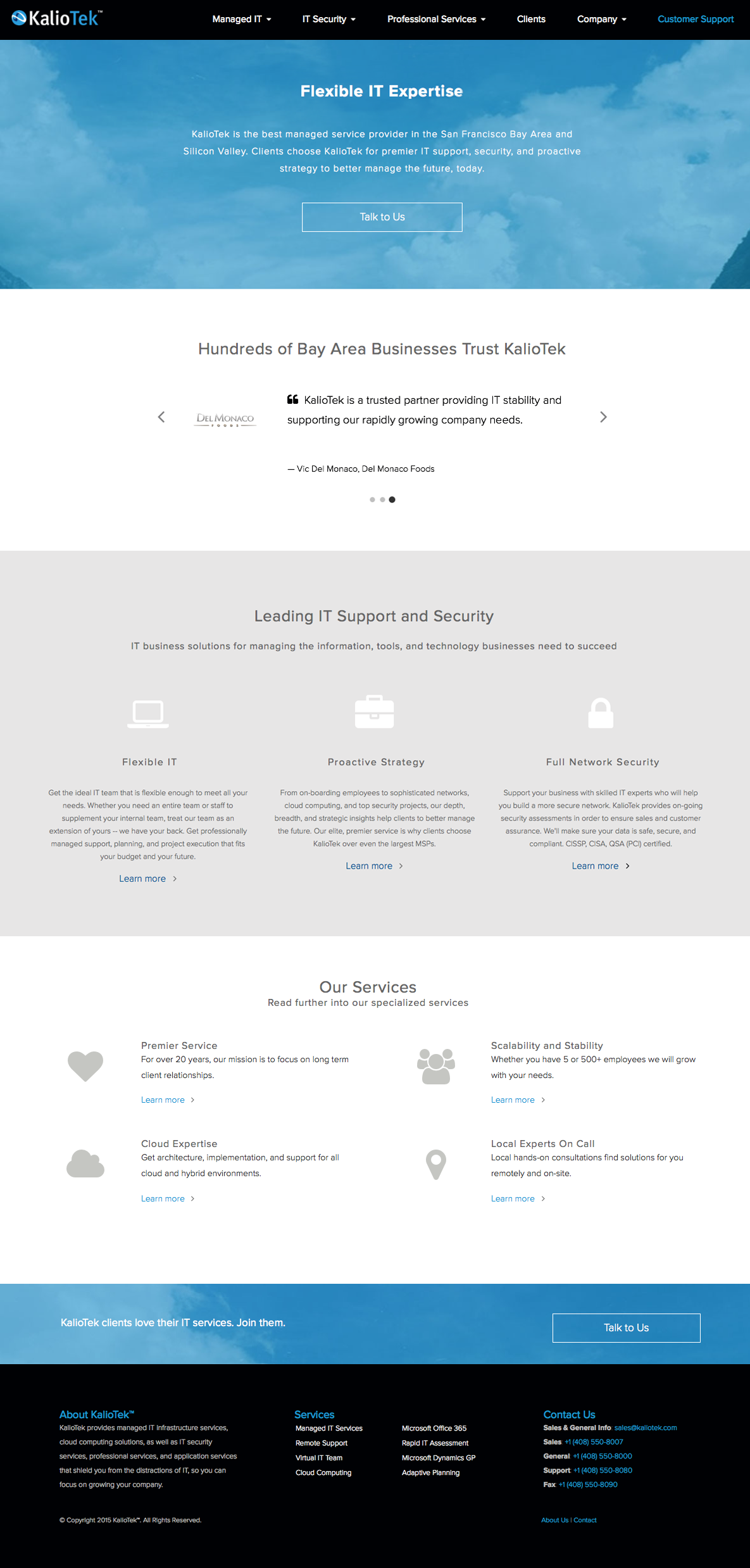 KalioTek Website