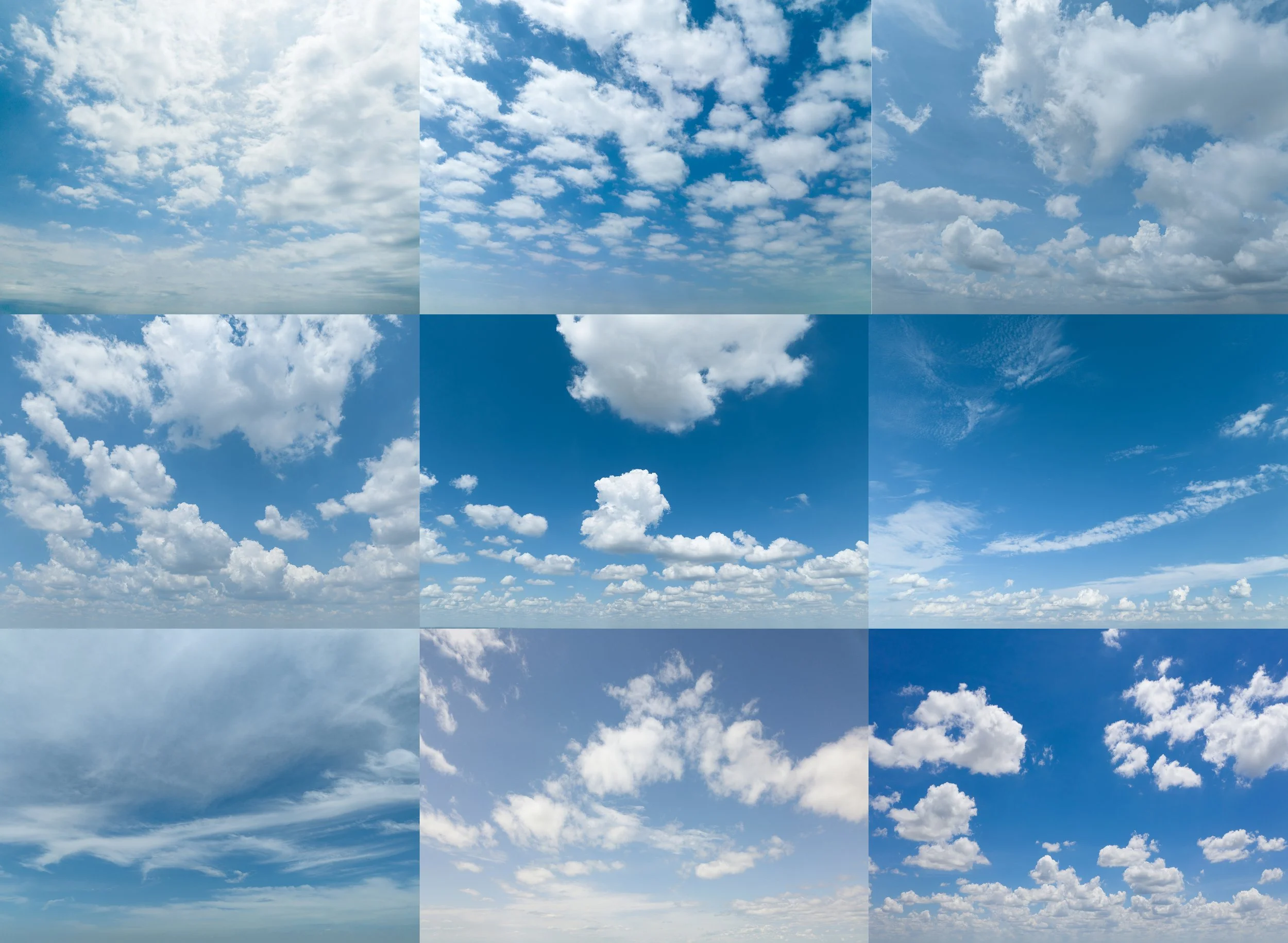 Daytime Sky Pack - ALL SKIES (350+ images)