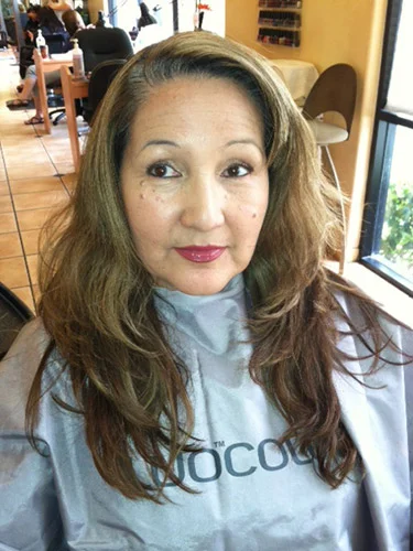 Maria Milanes Hair (before)