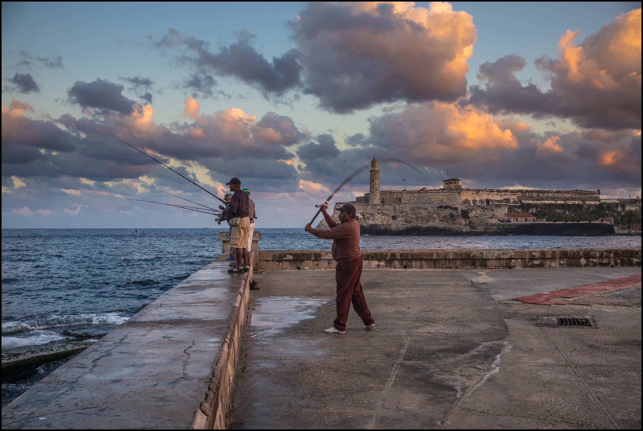 Fishermen at dawn