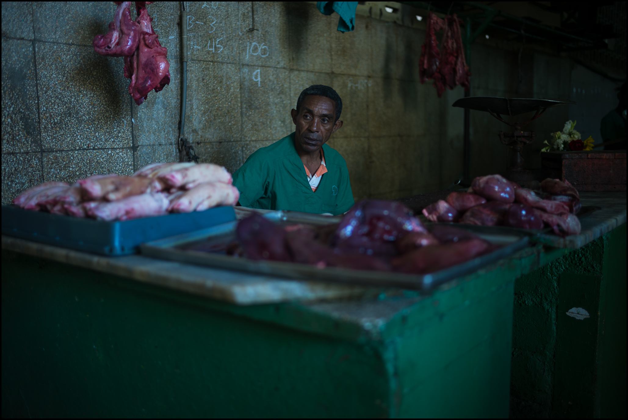 Meat Vendor, Egido Market, Havana