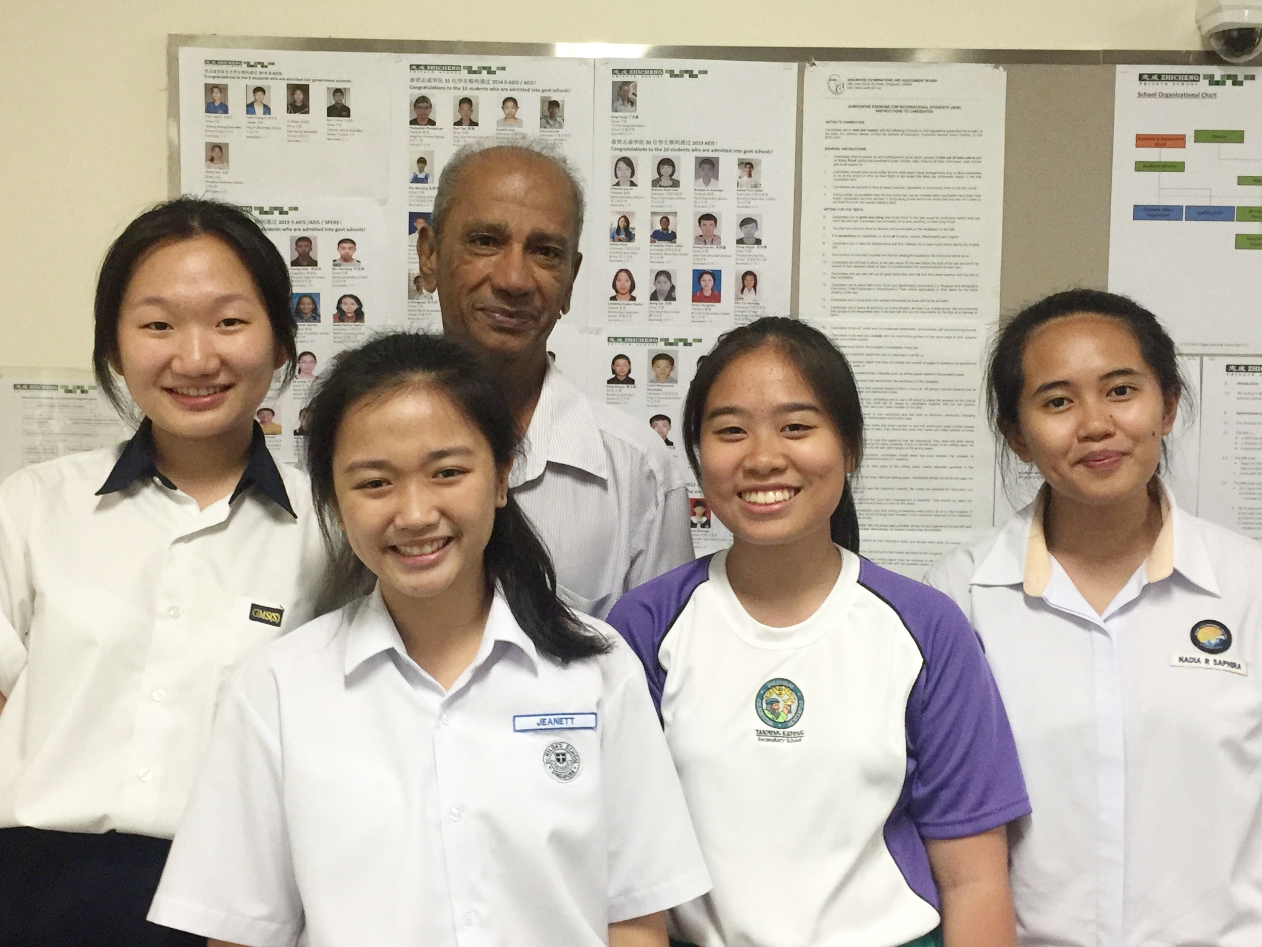 Ex-students with Mr Gasper.JPG