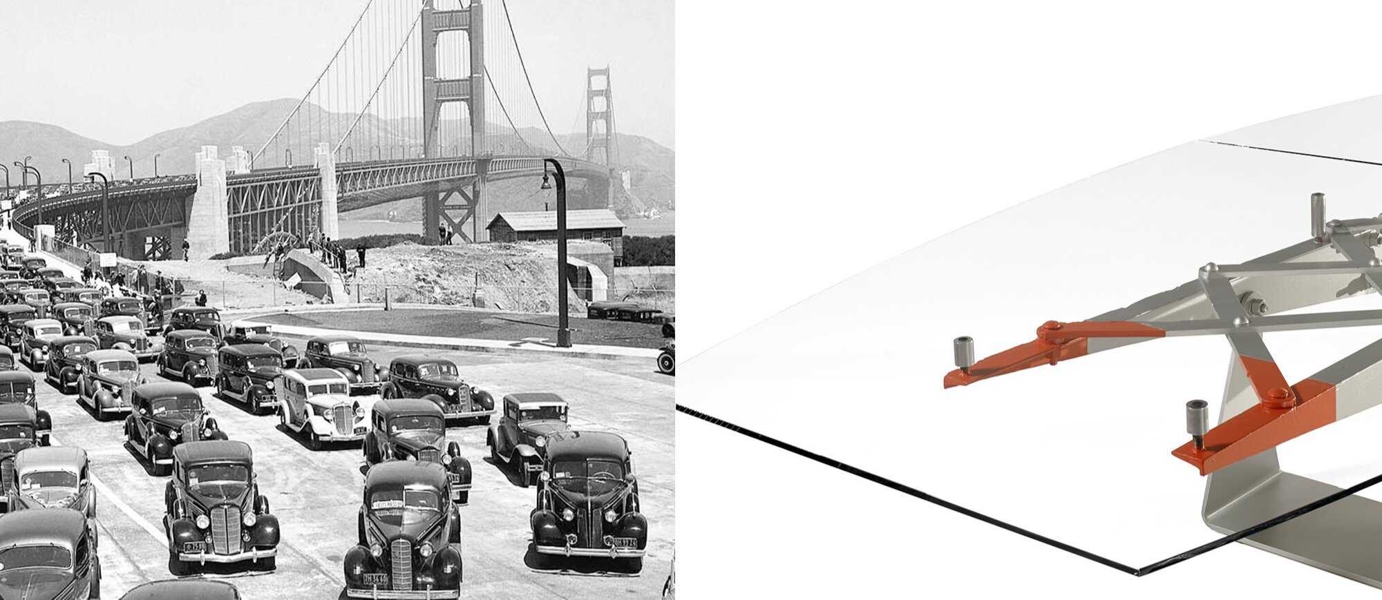 Golden Gate Bridge Salvage Custom Furniture Series