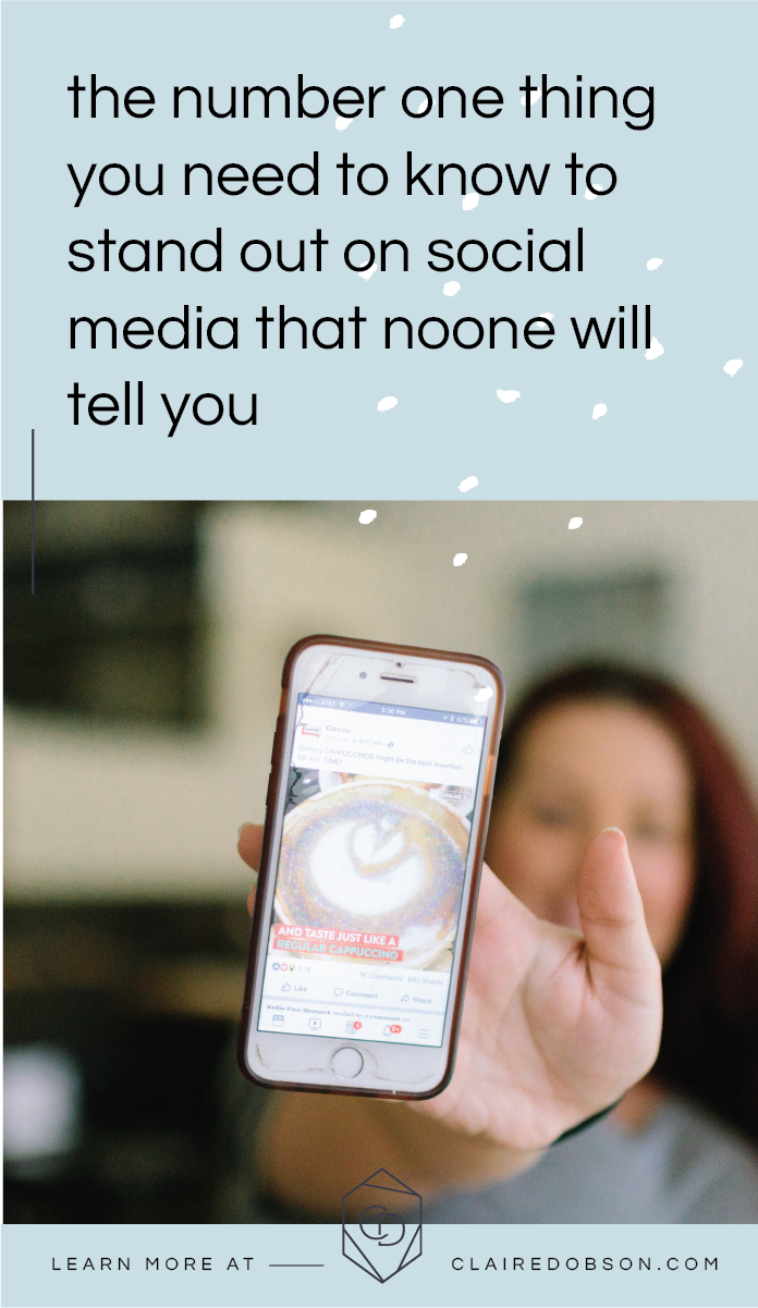 How to stand out and make your mark on social media. Learn the number one thing you need to know to stand out on social media that no one will tell you! #socialmediamarketing #instagramtips