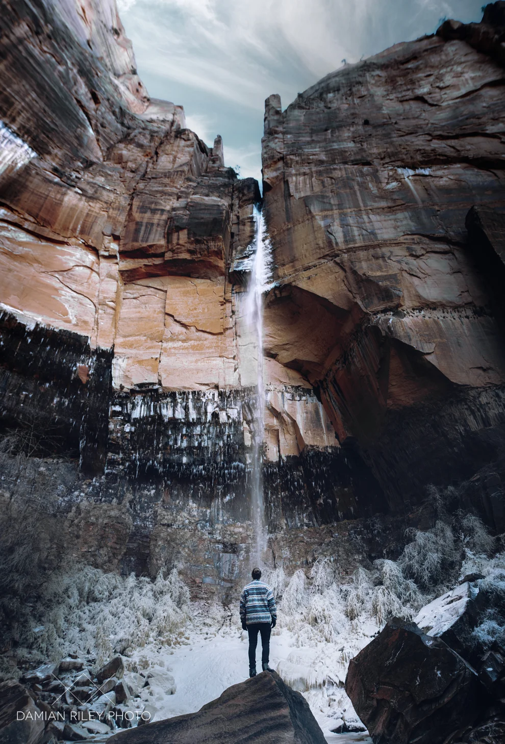 The base of Emerald Pools
